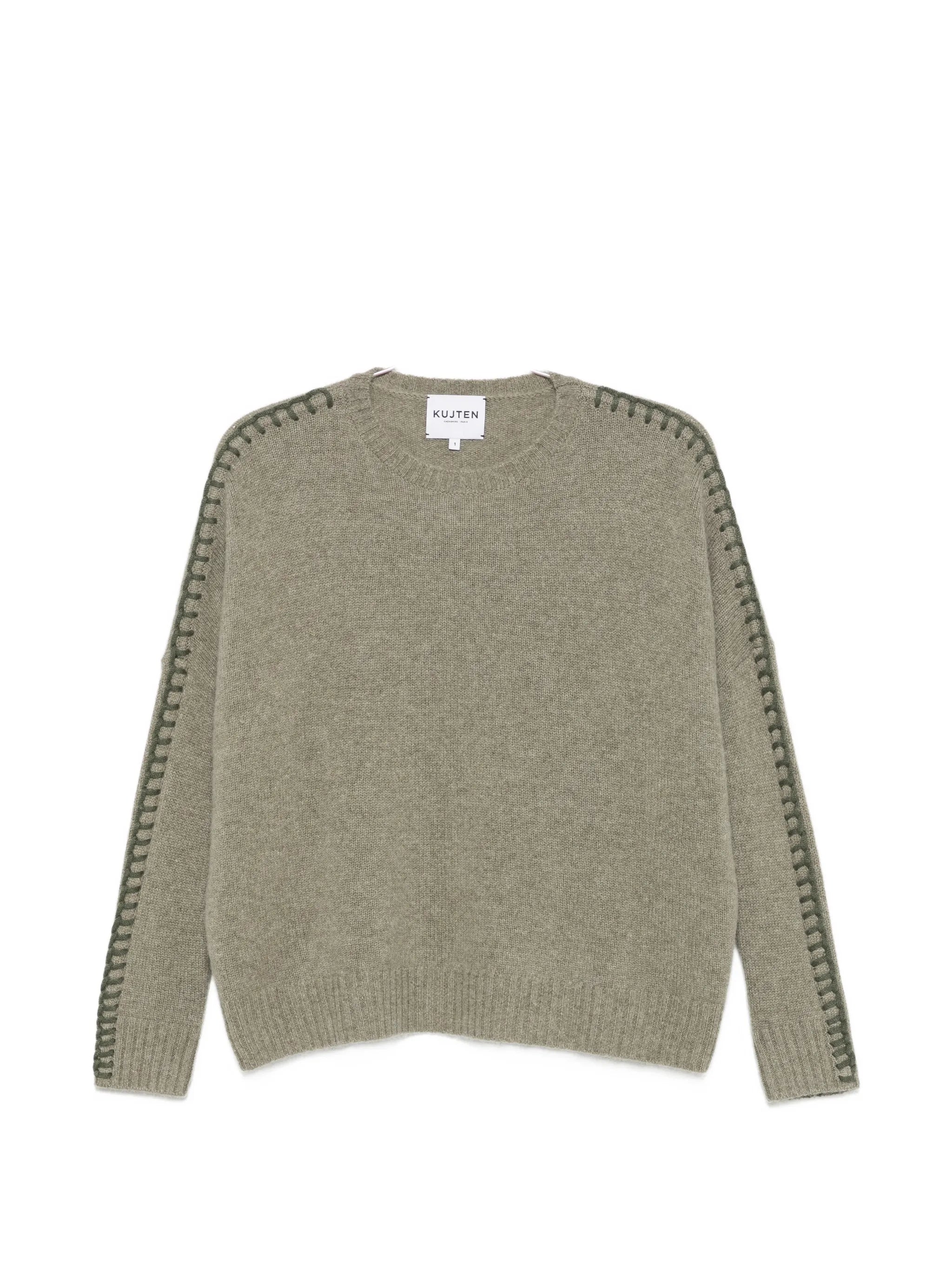 Kujten Kujten Whipstitch-detail Sweater