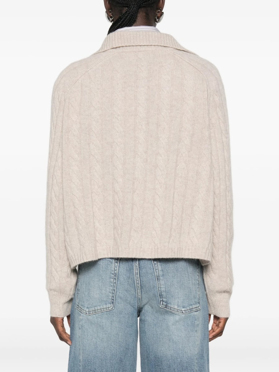 Kujten Kujten Cable-knit Sweater, view 3