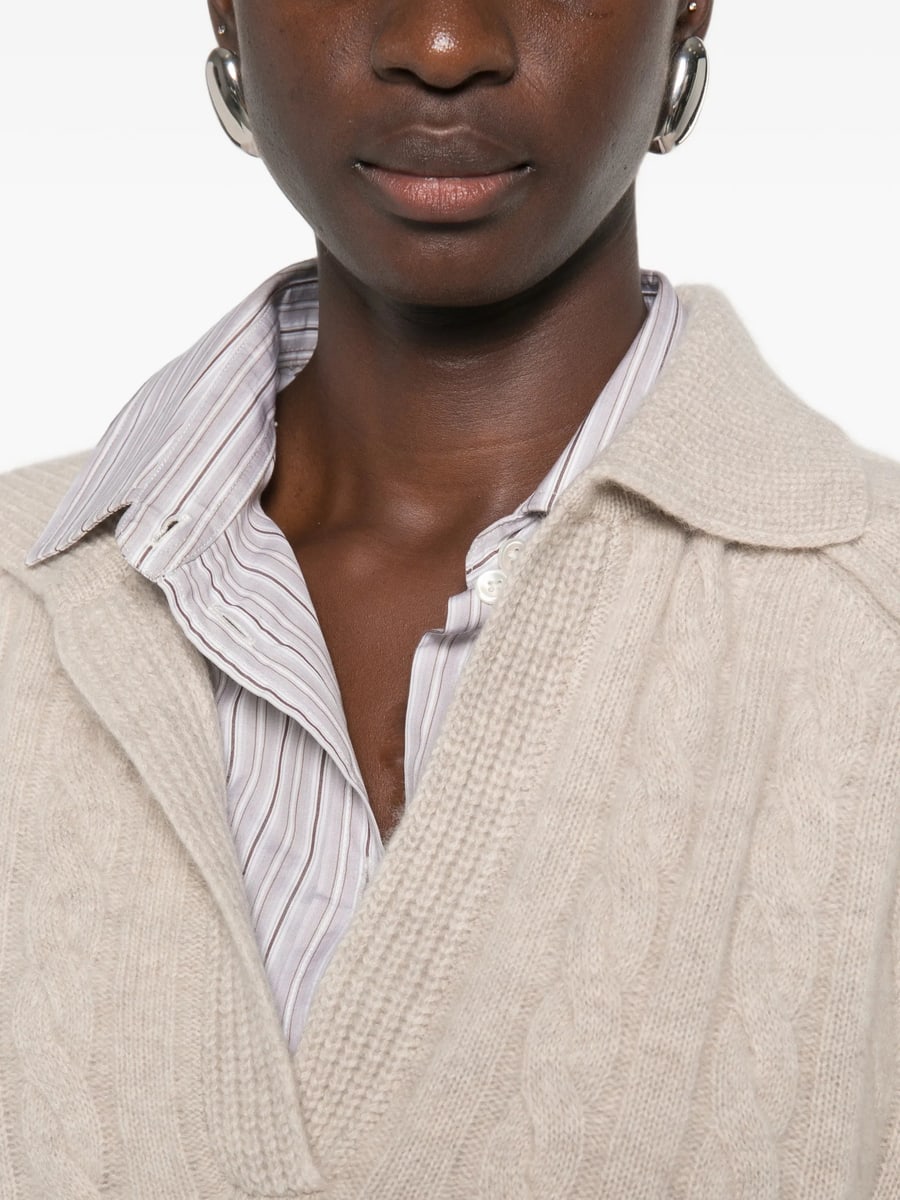 Kujten Kujten Cable-knit Sweater, view 5