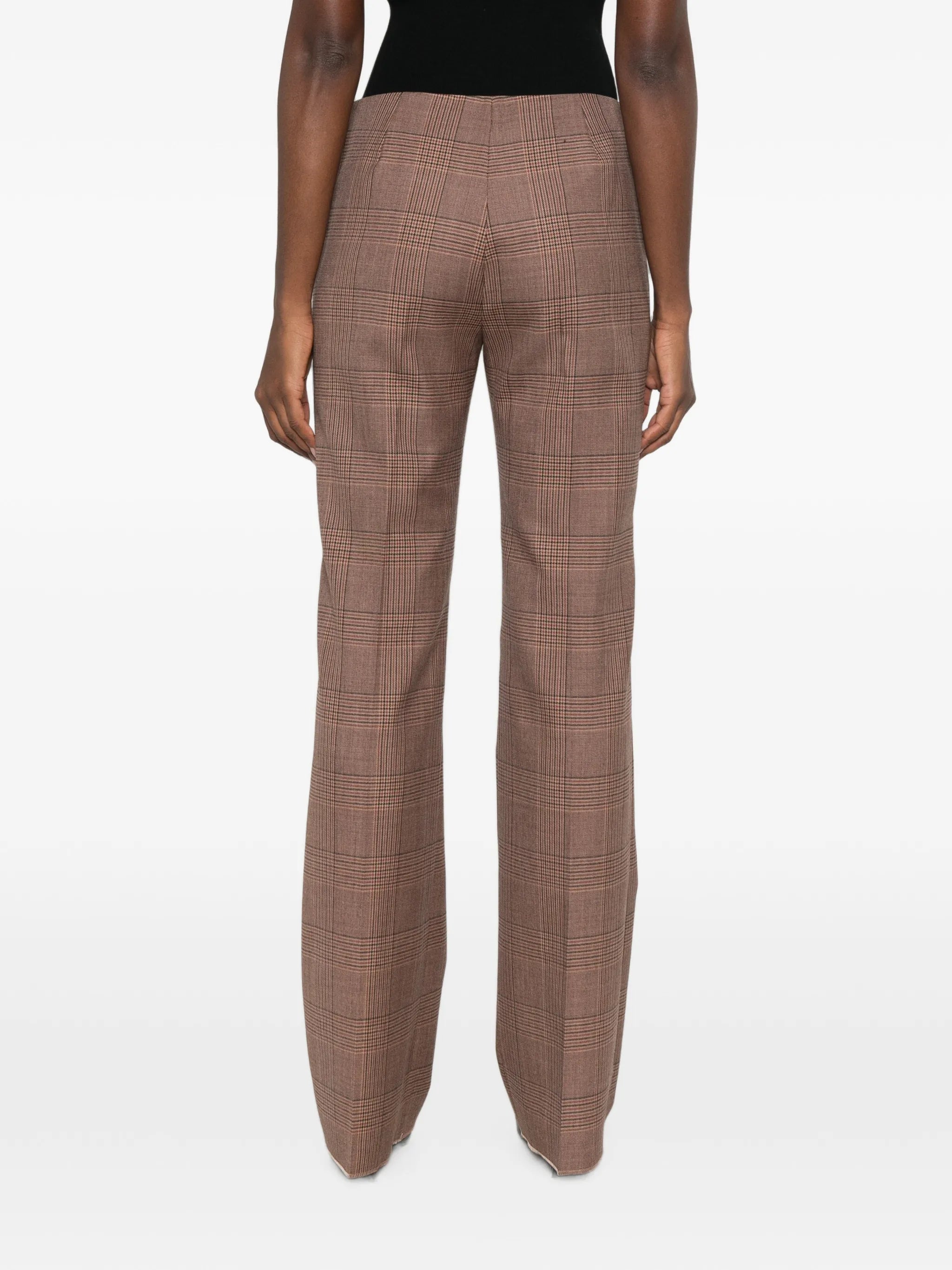 Max Mara Max Mara Prince Of Wales Check Trousers, view 2