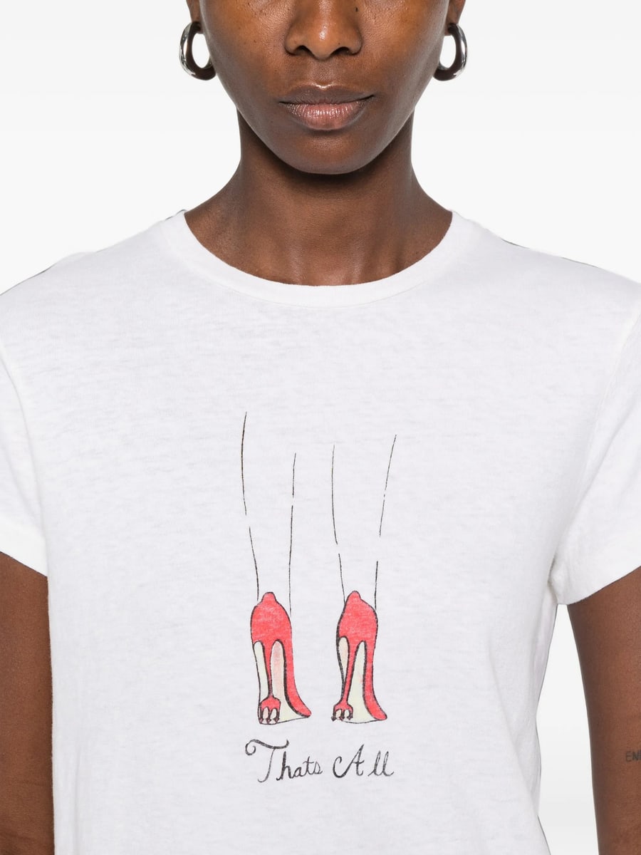 Re/done Re/done Graphic-print T-shirt, view 3