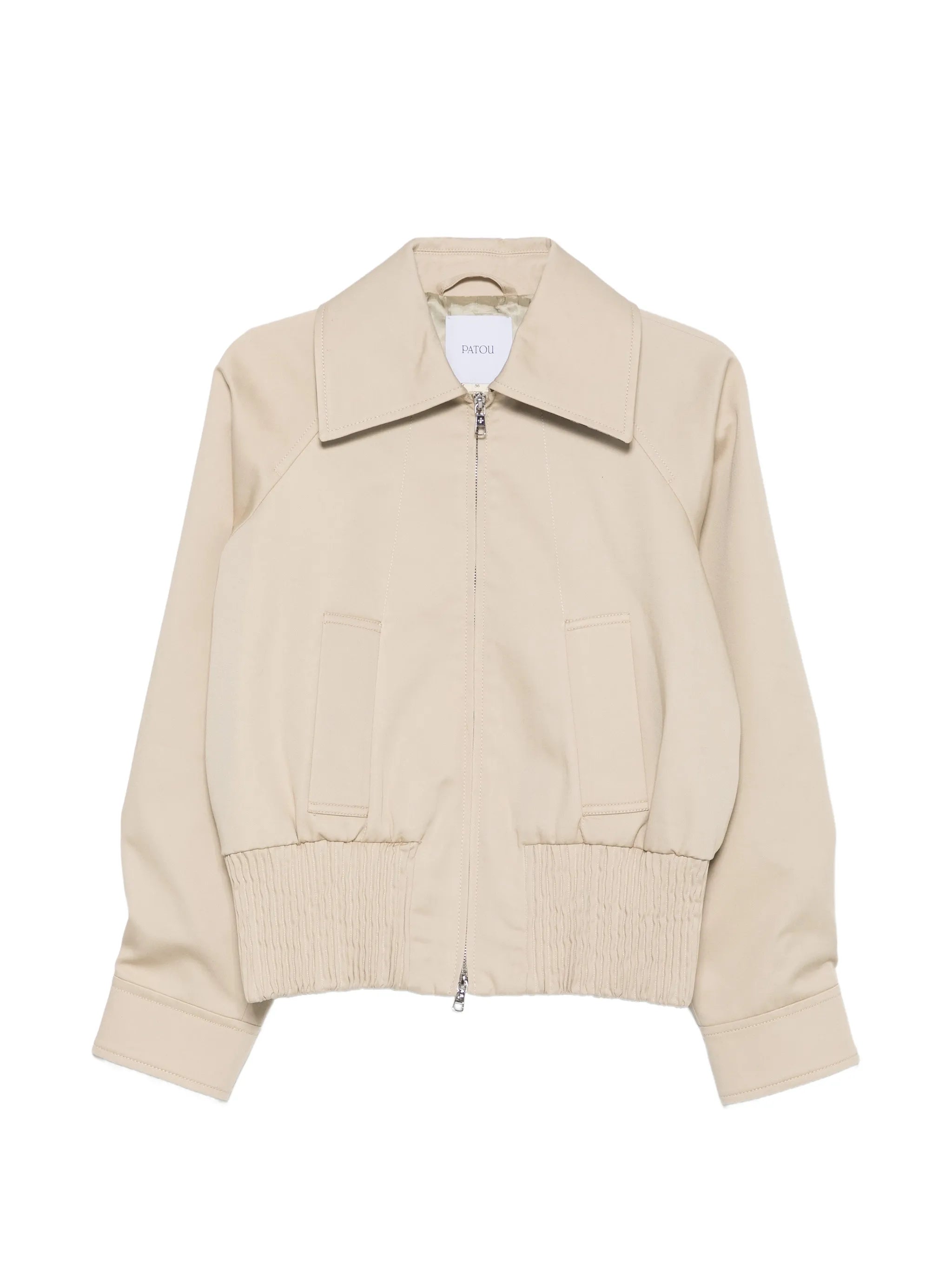 Patou Patou Zip-fastening Pointed-collar Jacket