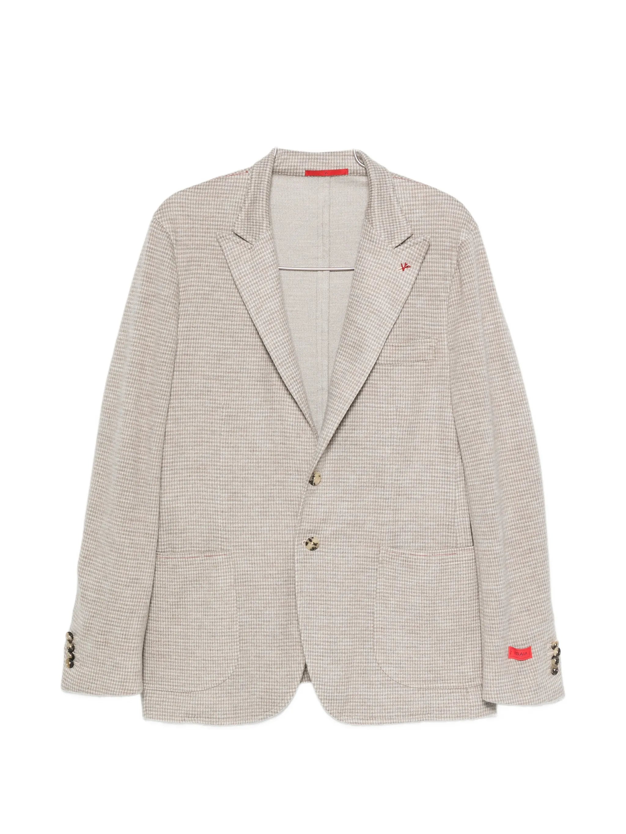 Isaia Isaia Houndstooth-pattern Blazer