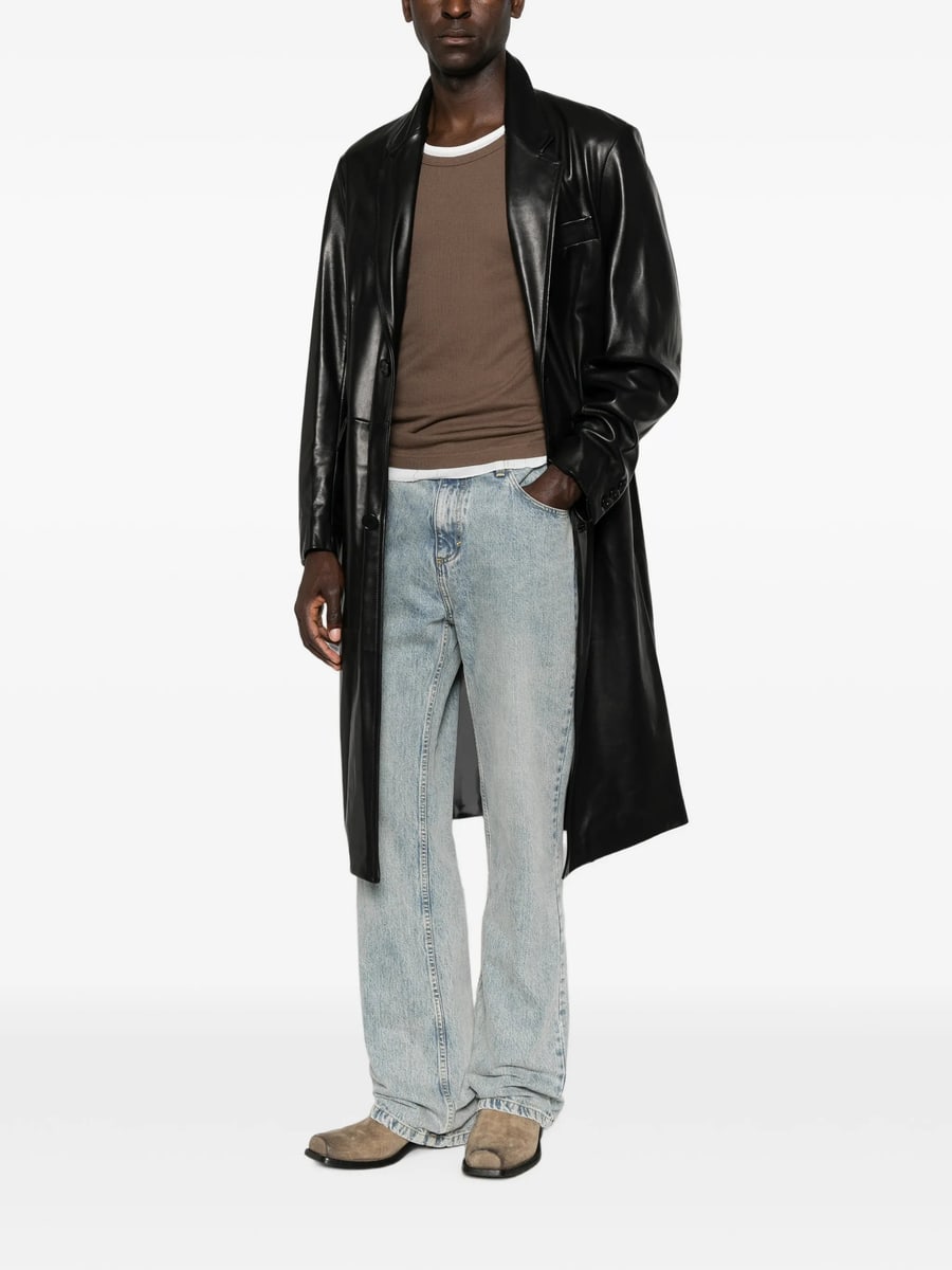 Santoro Santoro Single-breasted Leather Jacket, view 5
