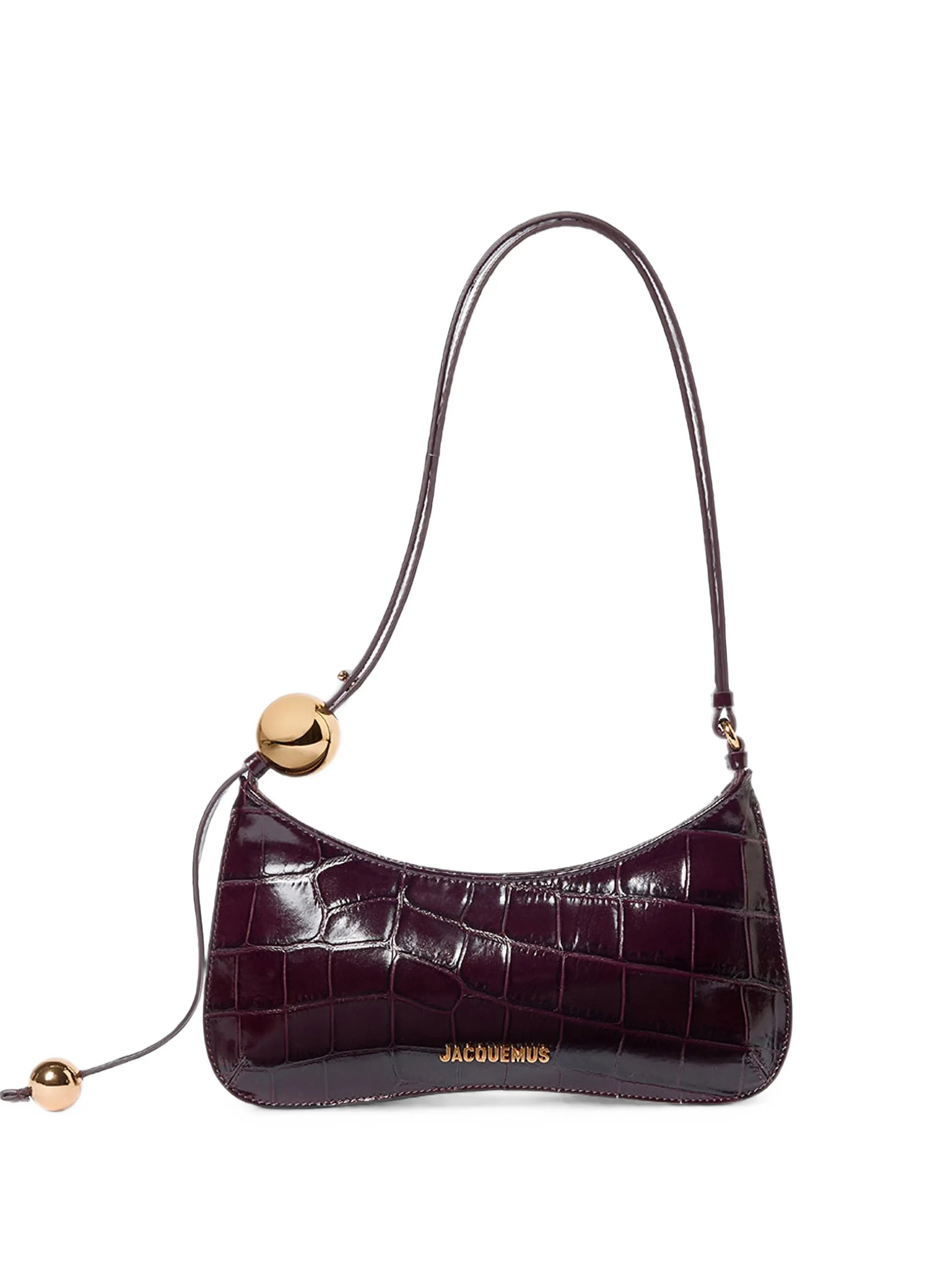 Jacquemus Jacquemus Croc-effect Leather Shoulder Bag