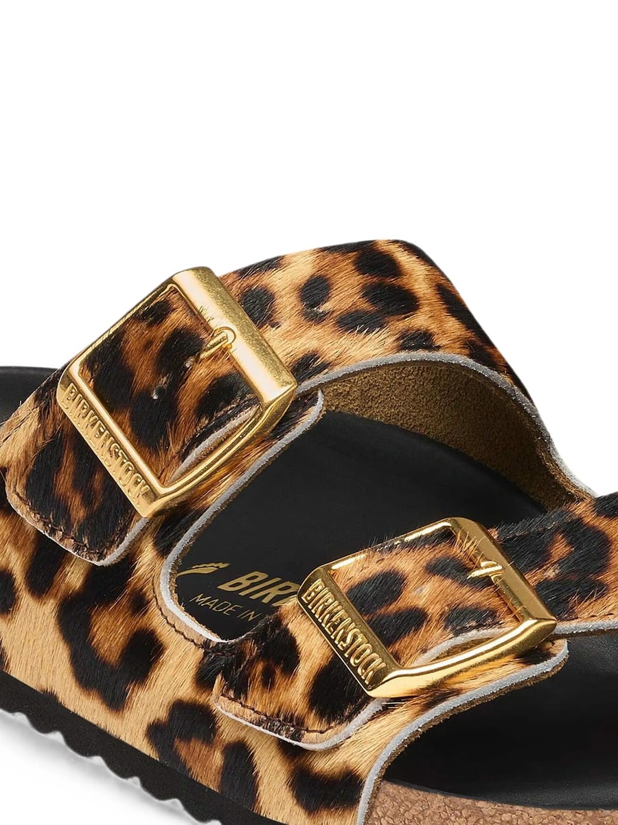 Birkenstock Birkenstock Arizona Leopard-print Sandals, view 3