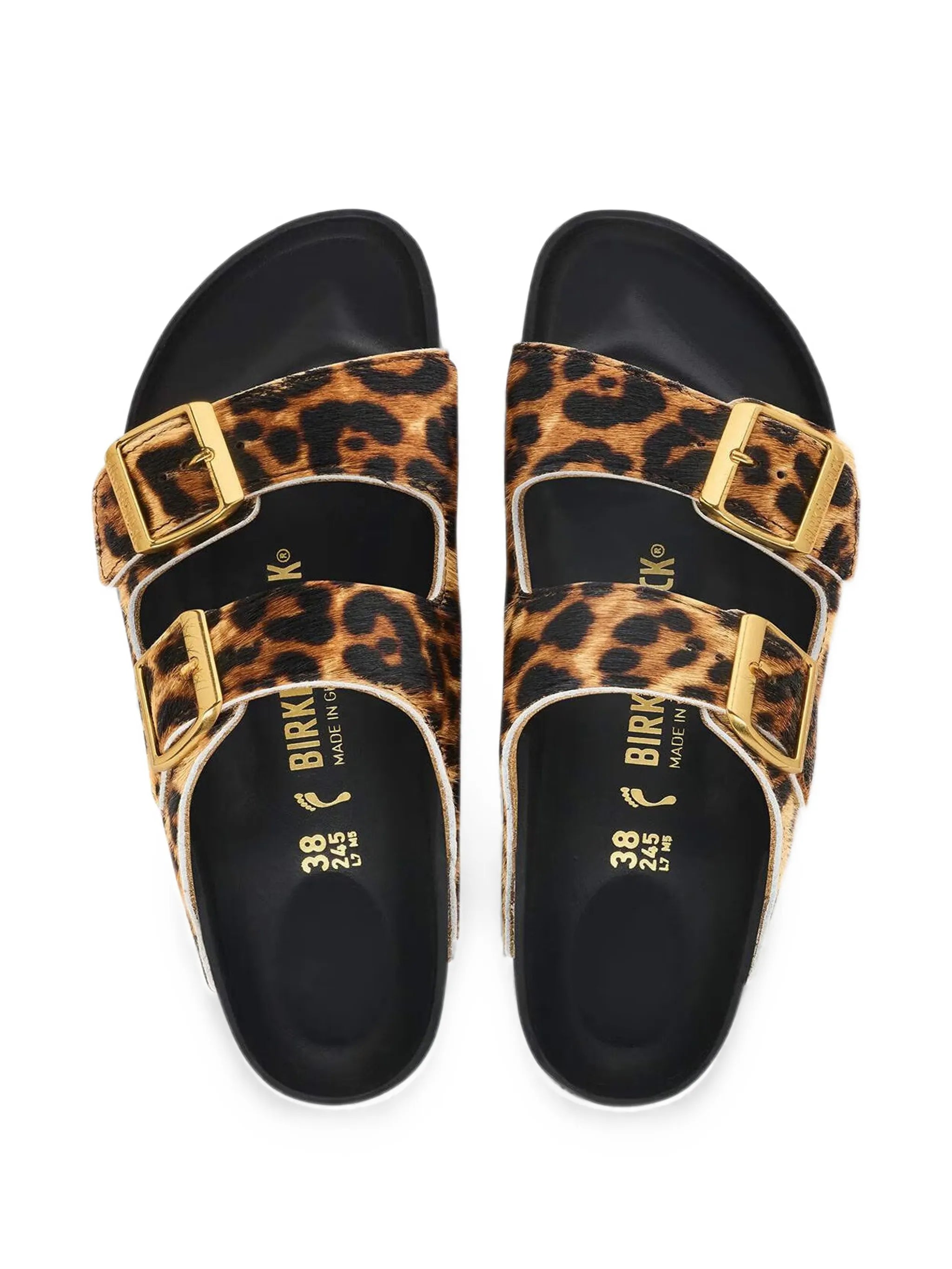 Birkenstock Birkenstock Arizona Leopard-print Sandals, view 2