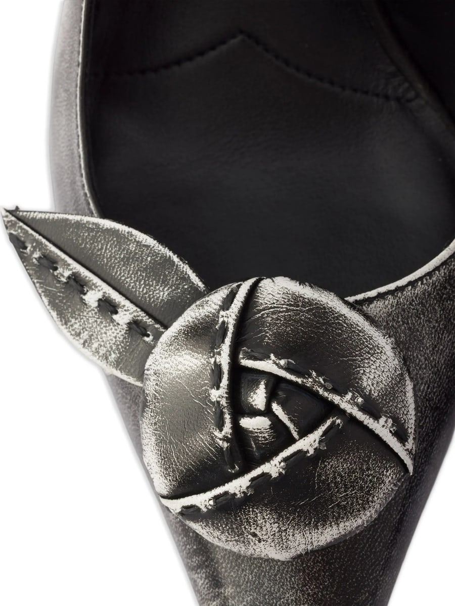 Prada Prada Leather Slingback Pumps, view 5