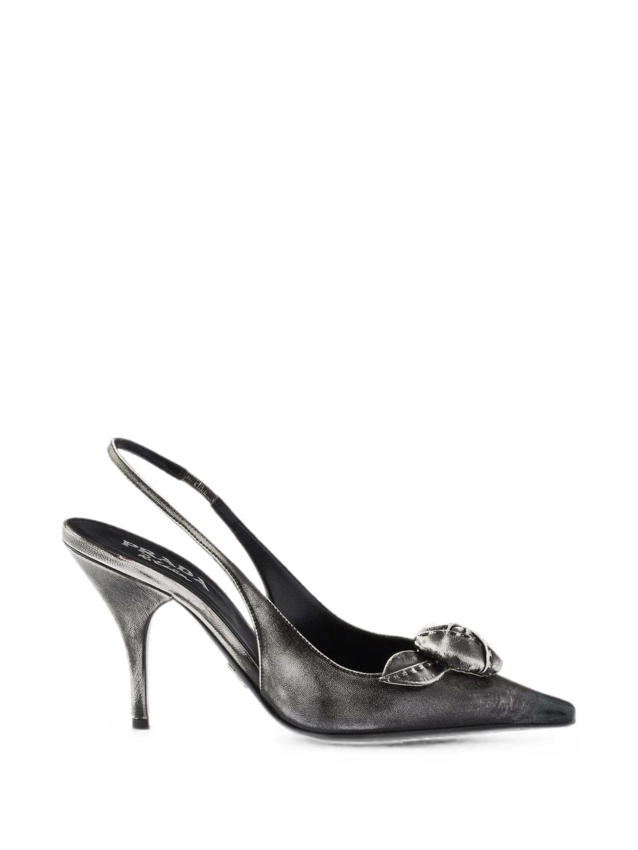 Prada Prada Leather Slingback Pumps