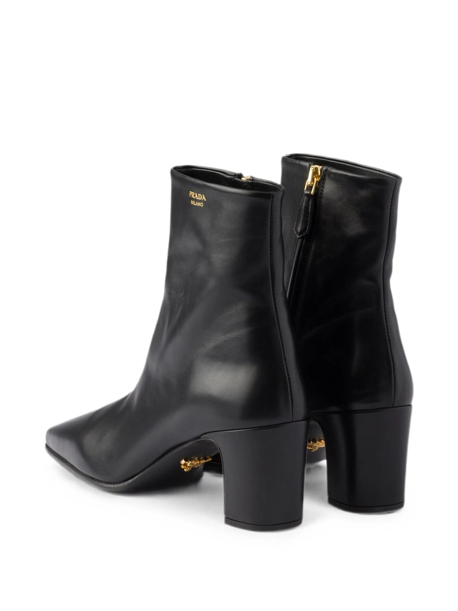 Prada Prada Leather Booties, view 5