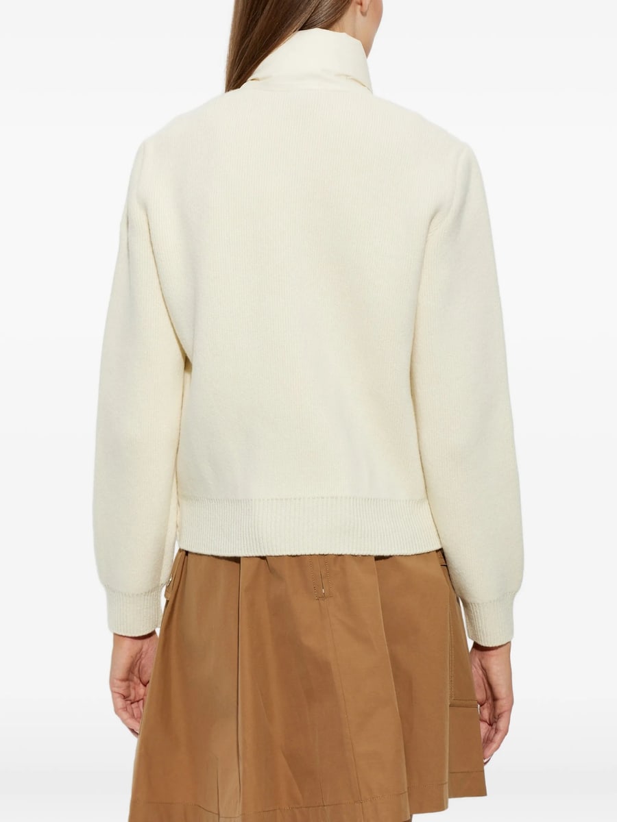 Moncler Moncler Cardigan With Quilted Front, view 3