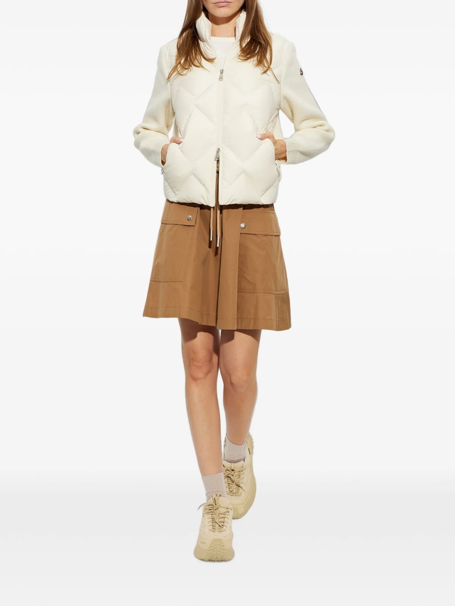 Moncler Moncler Cardigan With Quilted Front, view 4