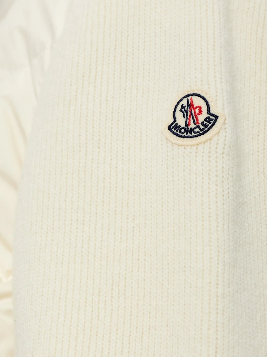 Moncler Moncler Cardigan With Quilted Front, view 5