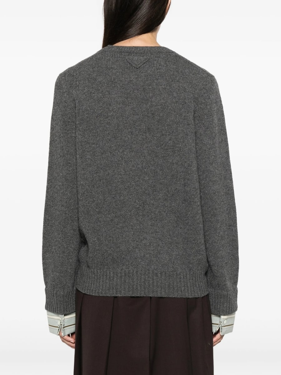 Prada Prada Crew-neck Sweater, view 4