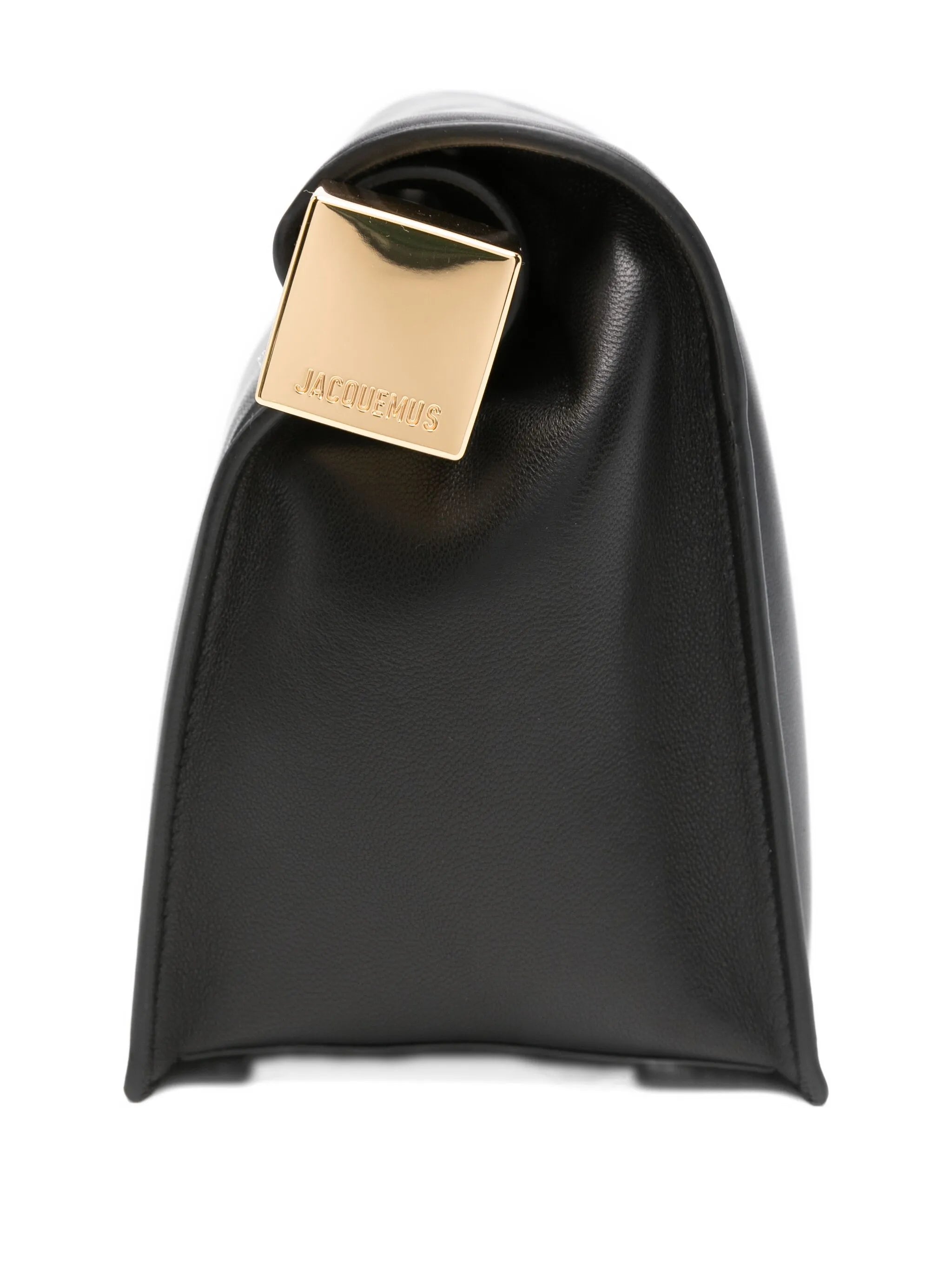 Jacquemus Jacquemus The Rond Carré Leather Clutch Bag, view 2