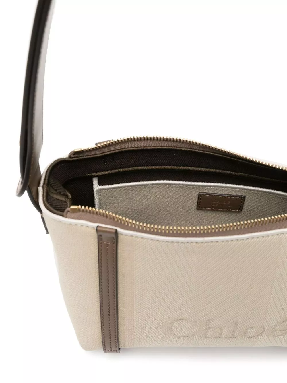 Chloé Borsa a spalla Chloé Carry in canvas, view 2