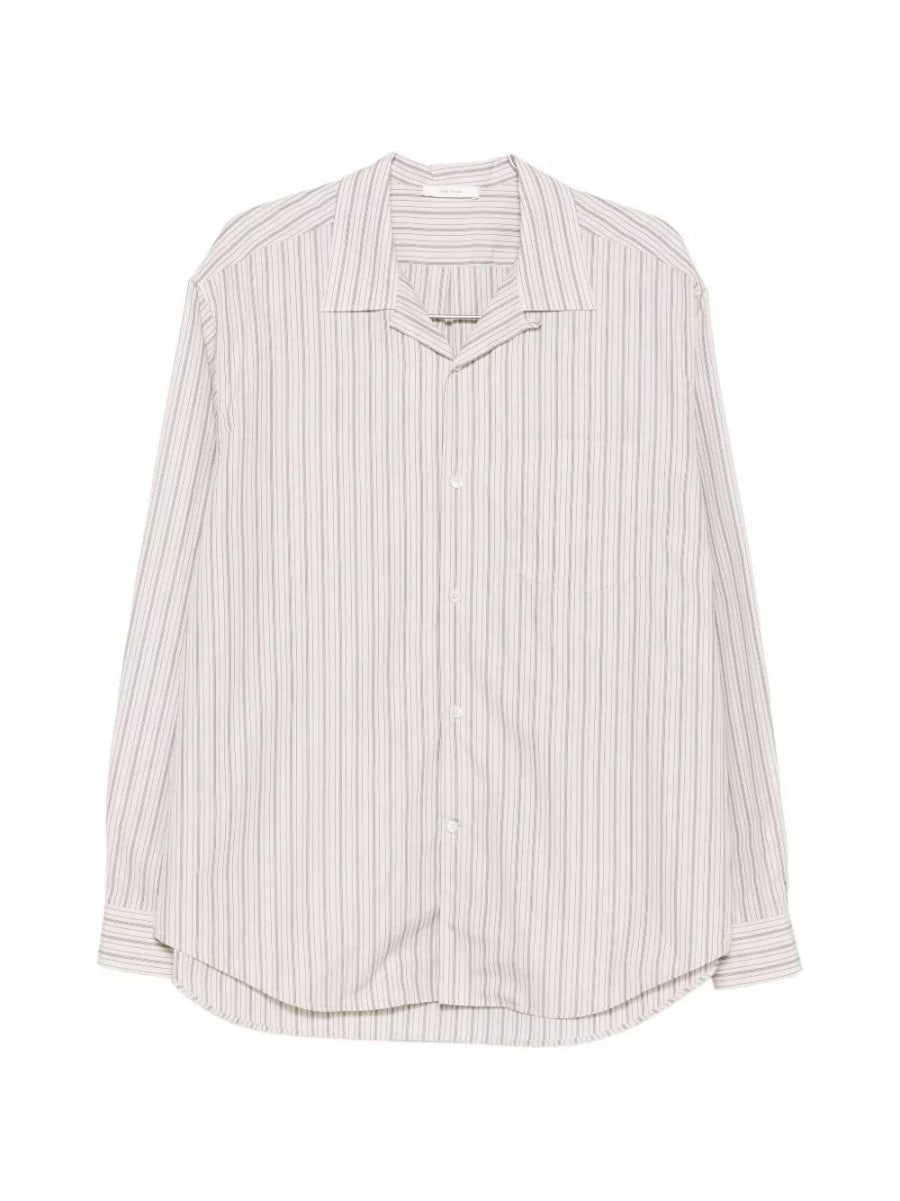 The Row Camicia a righe in cotone Vanja