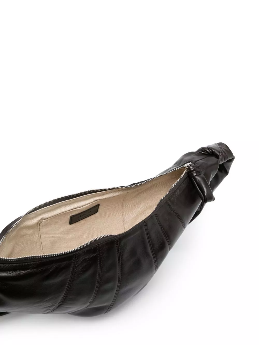 Lemaire Borsa a spalla Croissant in pelle media, view 2