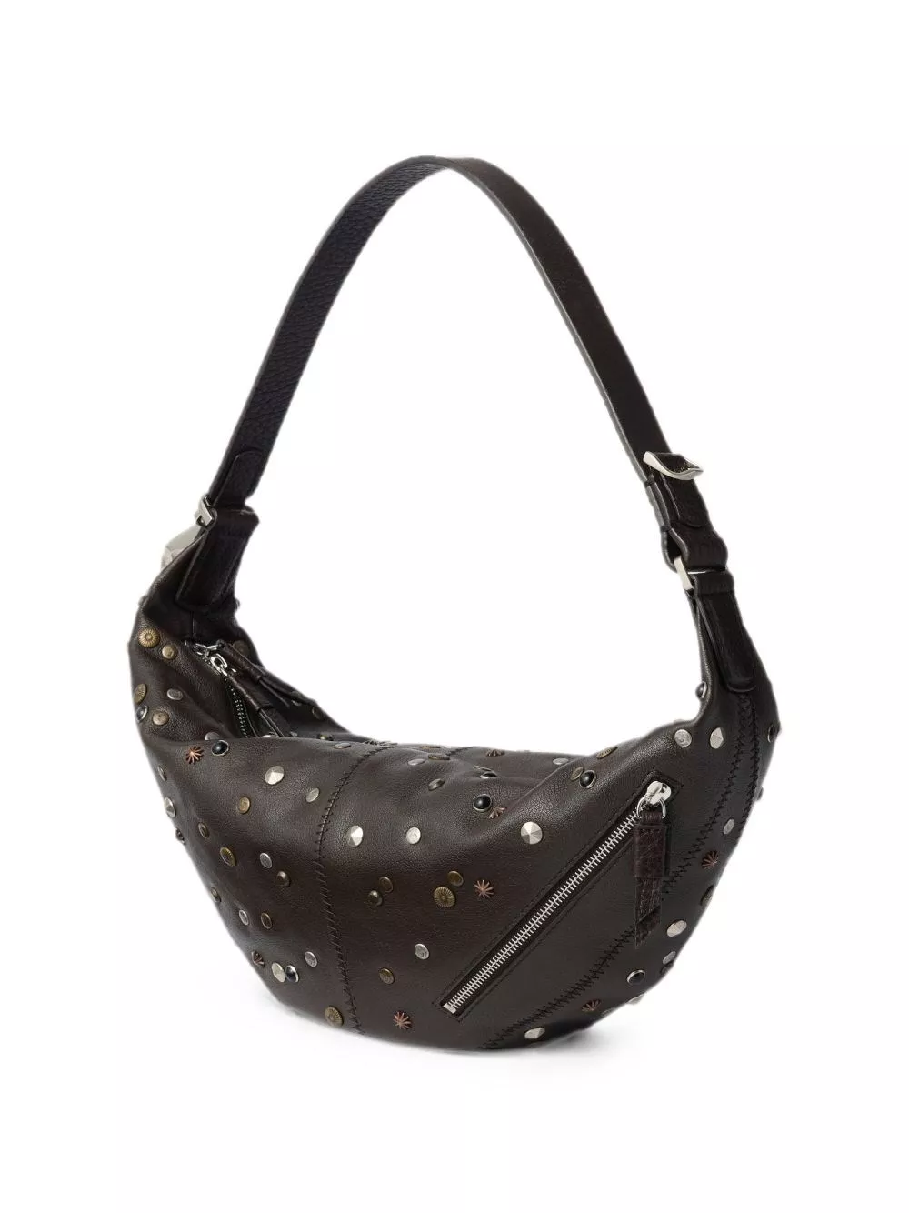 Lemaire Borsa a spalla mini in pelle Quiver, view 2