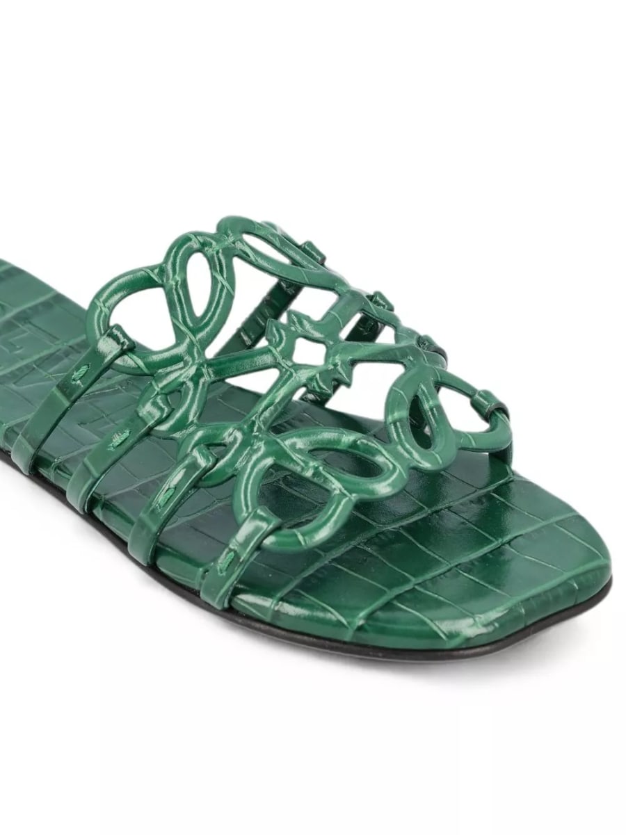 Loewe Sandali in pelle Petal Anagram, view 2