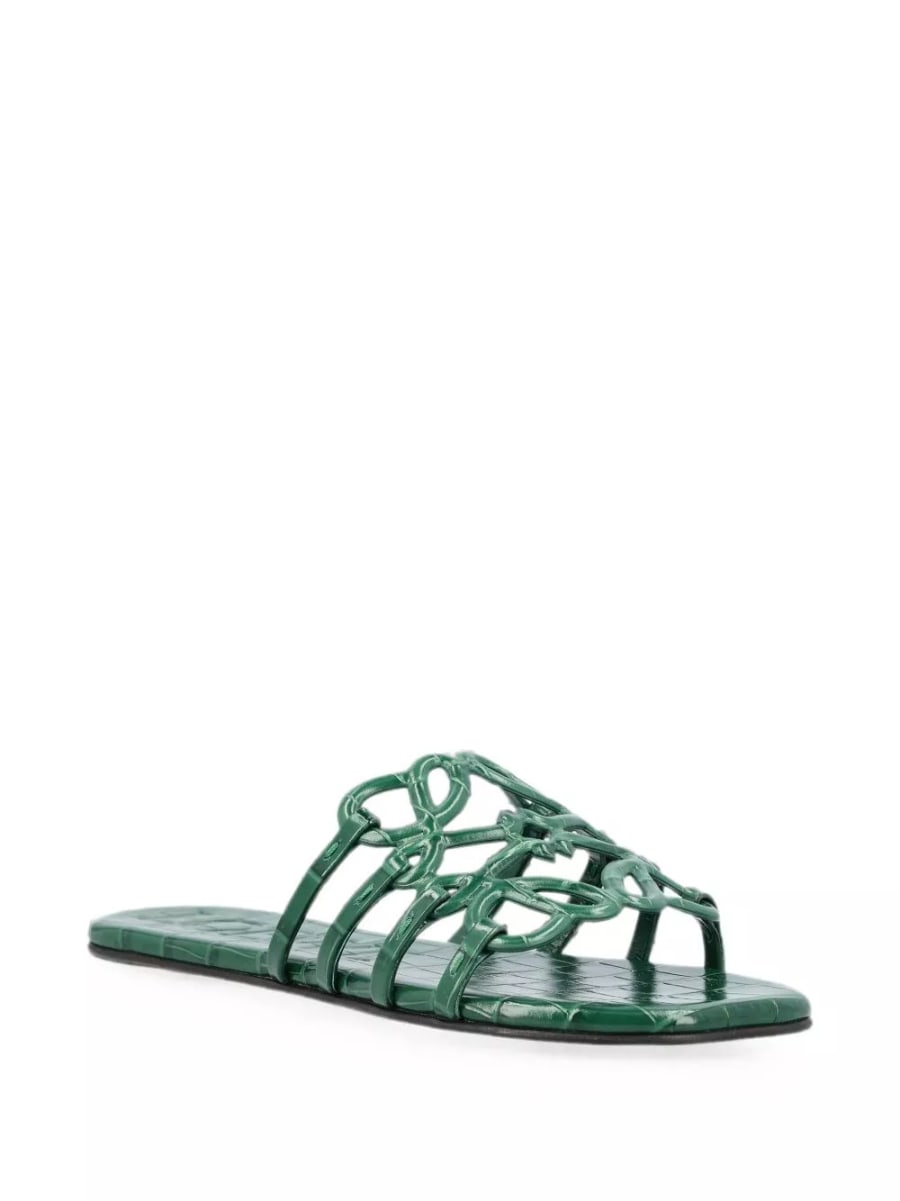 Loewe Sandali in pelle Petal Anagram, view 4