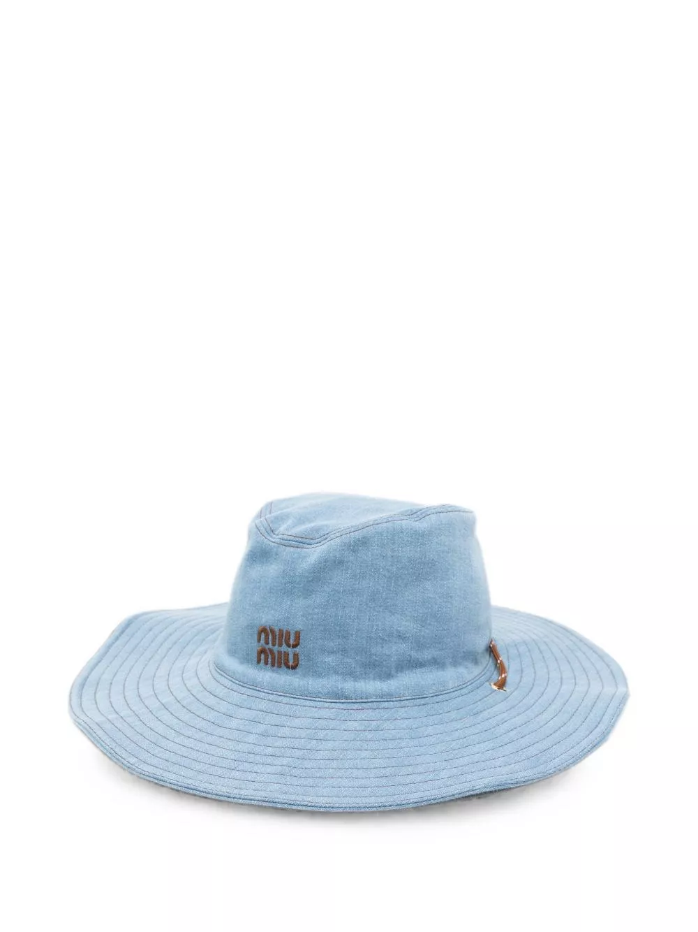 Miu Miu Cappello cowboy in denim