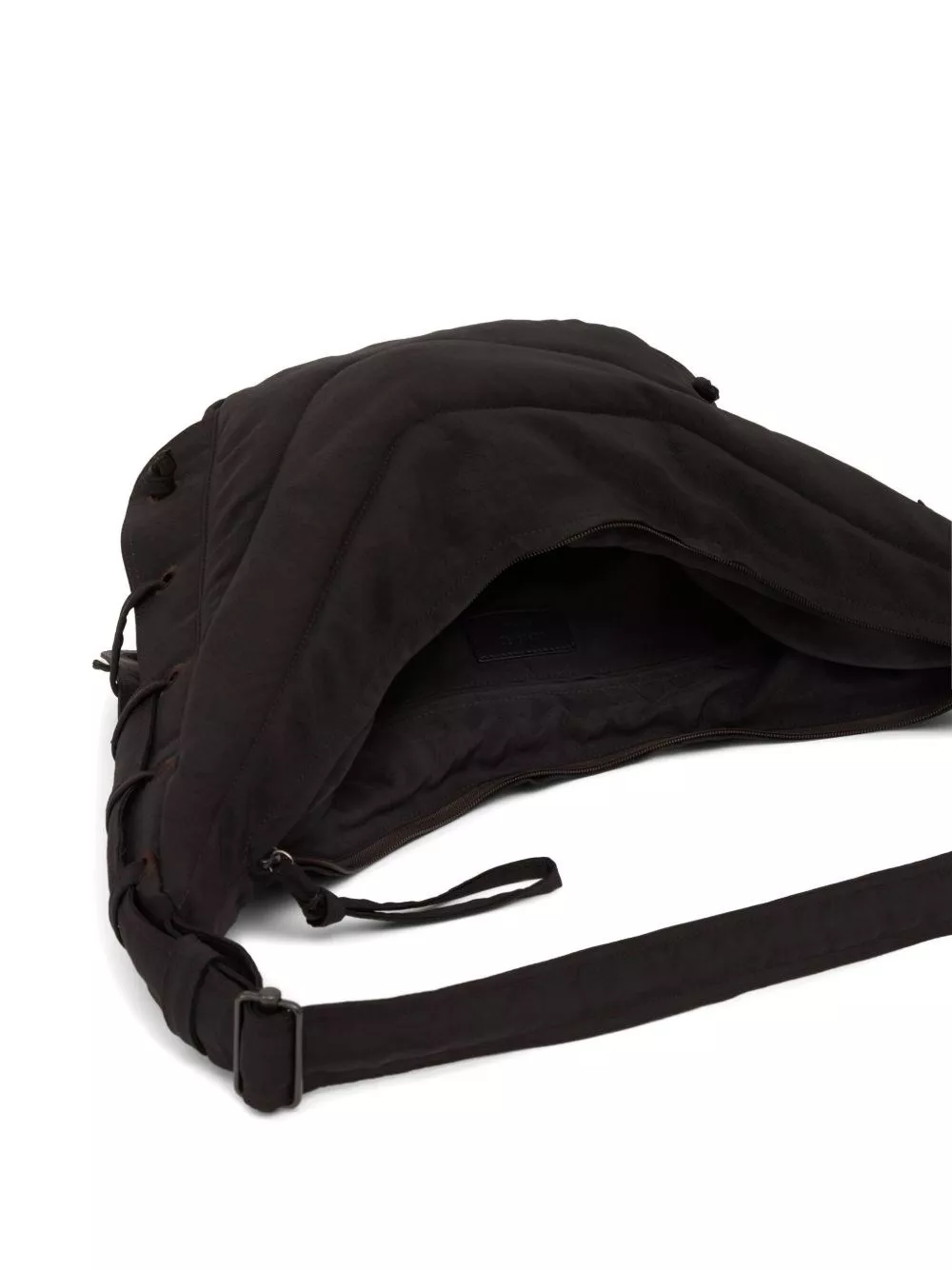 Lemaire Borsa a spalla media in nylon Soft Game, view 2