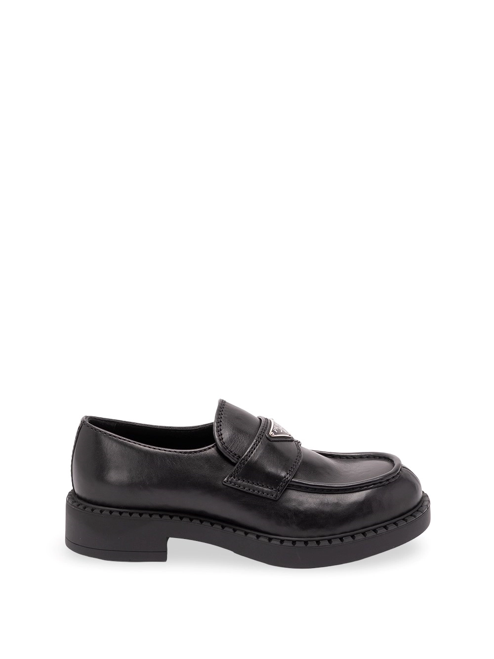 Prada Chocolate Leather Loafers
