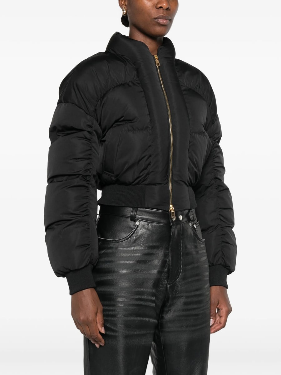 Elisabetta Franchi Elisabetta Franchi Cropped Puffer Jacket, view 3