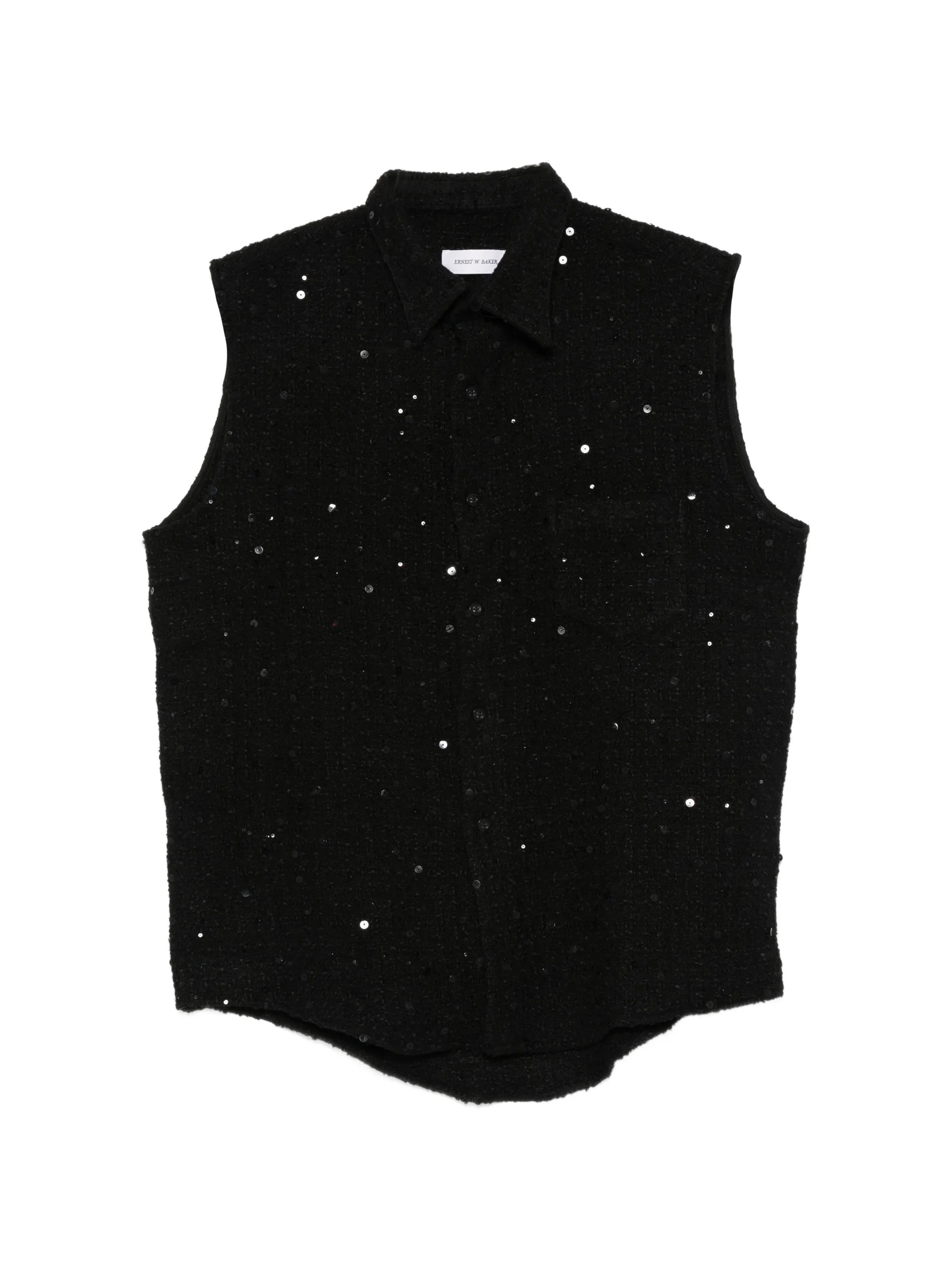 Ernest W. Baker Ernest W. Baker Sequin-embellished Sleeveless Shirt