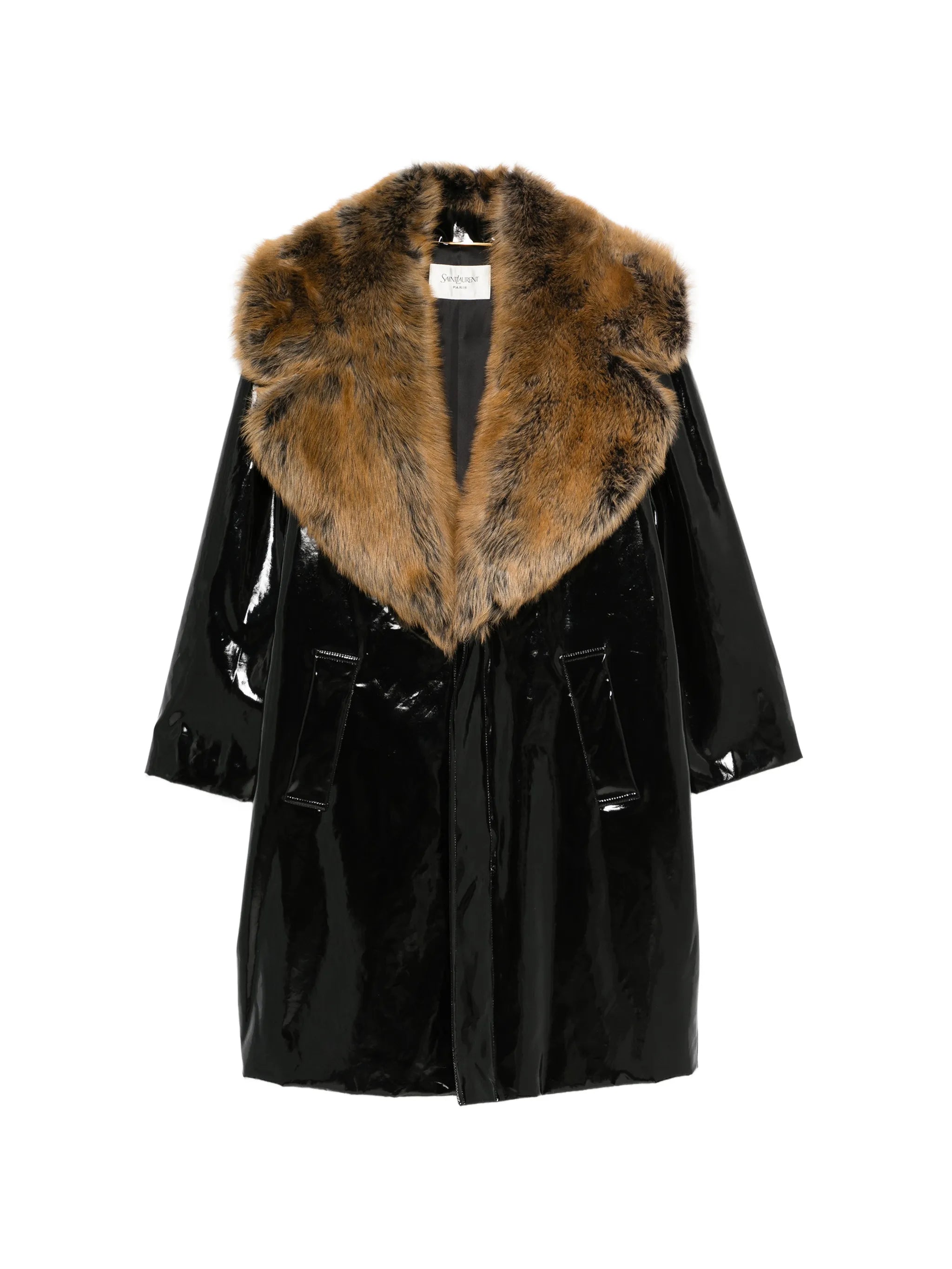 Saint Laurent Saint Laurent  Patent-finish Coat
