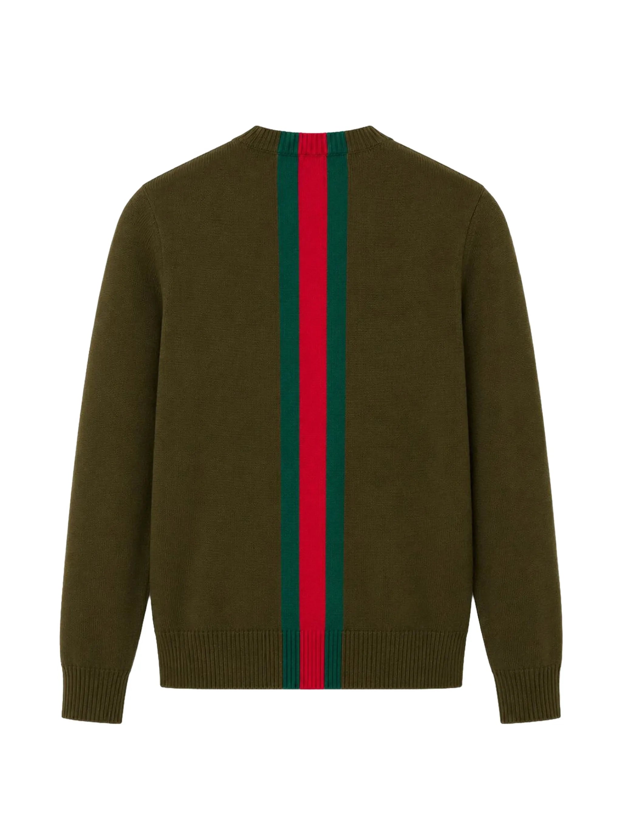 Gucci Gucci Web-stripe Knit Sweater, view 2