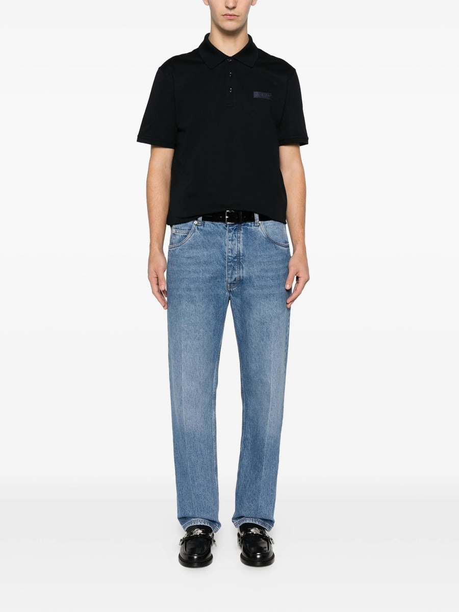 Givenchy Givenchy Logo-patch Polo Shirt, view 3