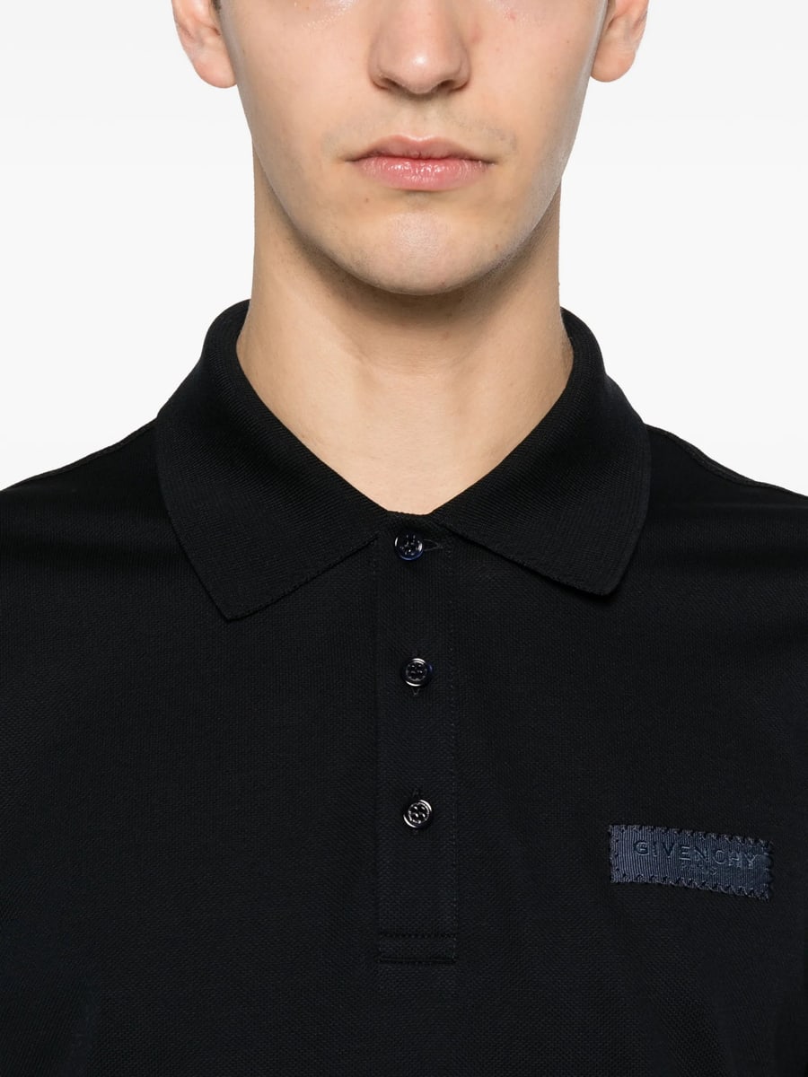 Givenchy Givenchy Logo-patch Polo Shirt, view 5