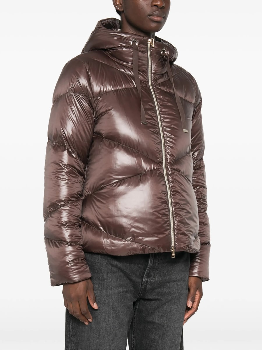 Herno Herno Quilted Hooded Jacket, view 4