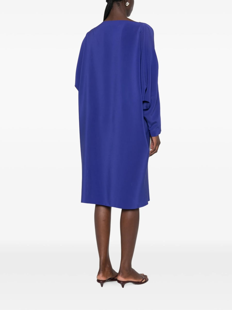 Gianluca Capannolo Gianluca Capannolo Margarita Slit-sleeve Boat-neck Midi Dress, view 5