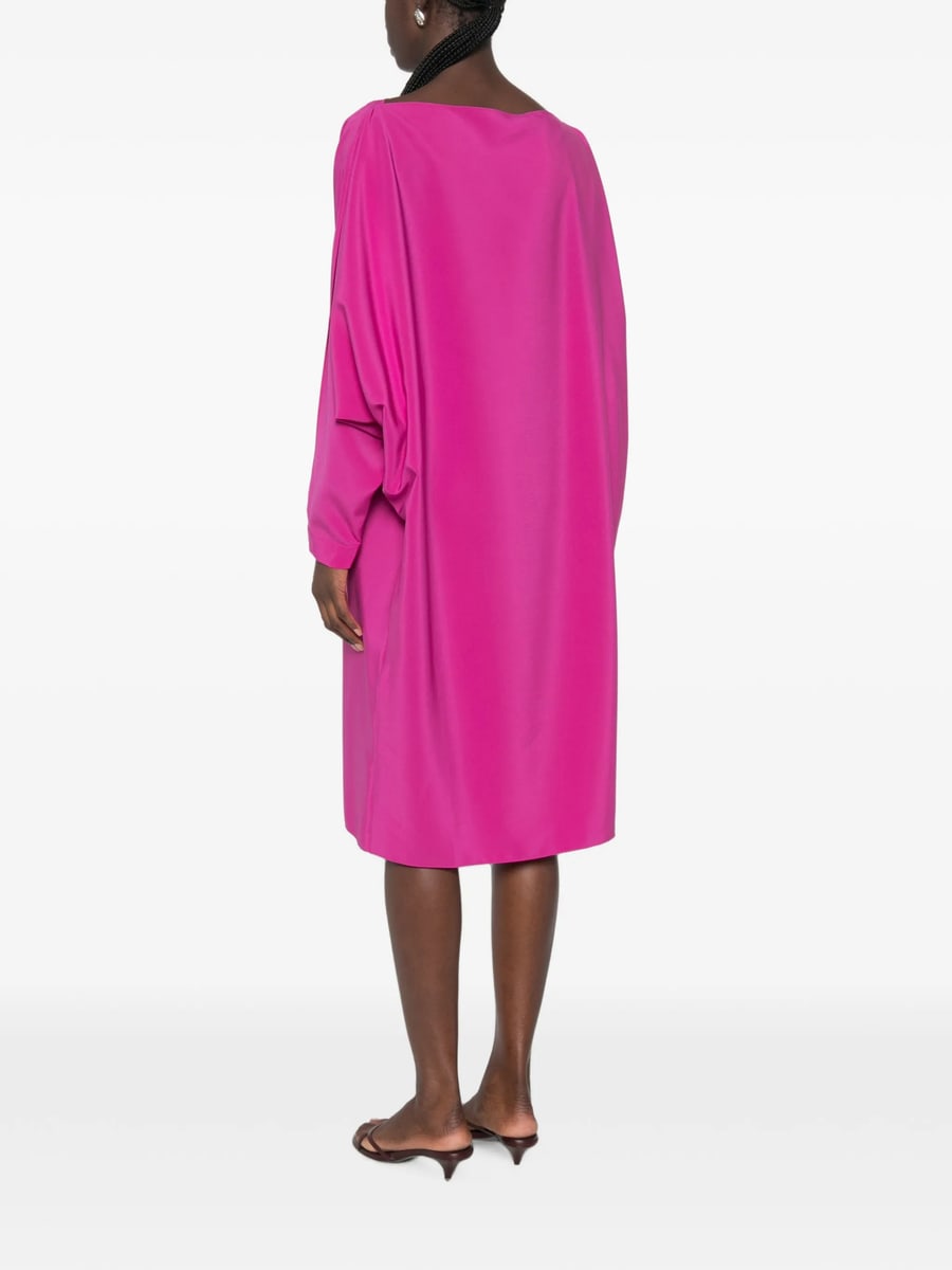 Gianluca Capannolo Gianluca Capannolo Margarita Slit-sleeve Boat-neck Midi Dress, view 4