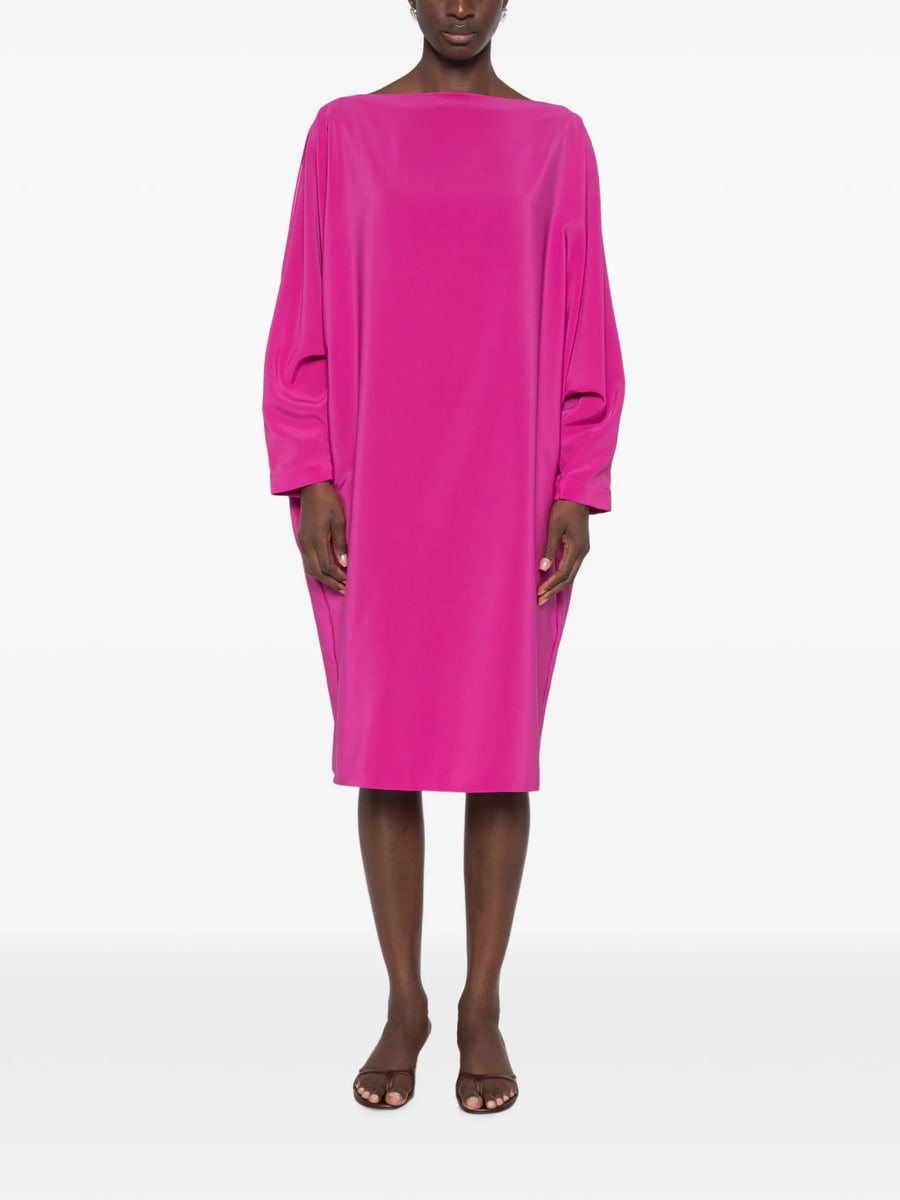 Gianluca Capannolo Gianluca Capannolo Margarita Slit-sleeve Boat-neck Midi Dress, view 5
