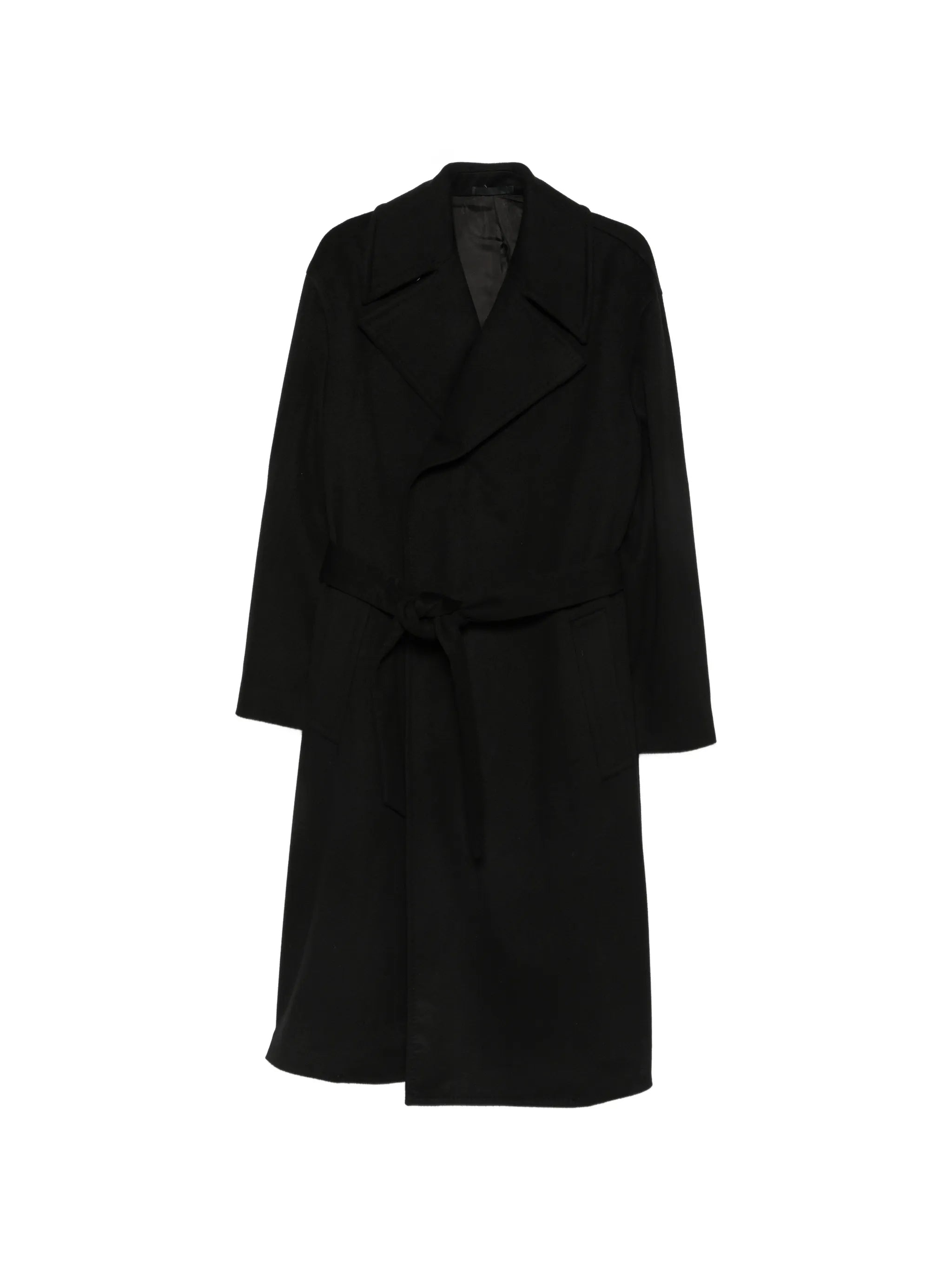 Caruso Caruso Belted Notch-lapels Coat