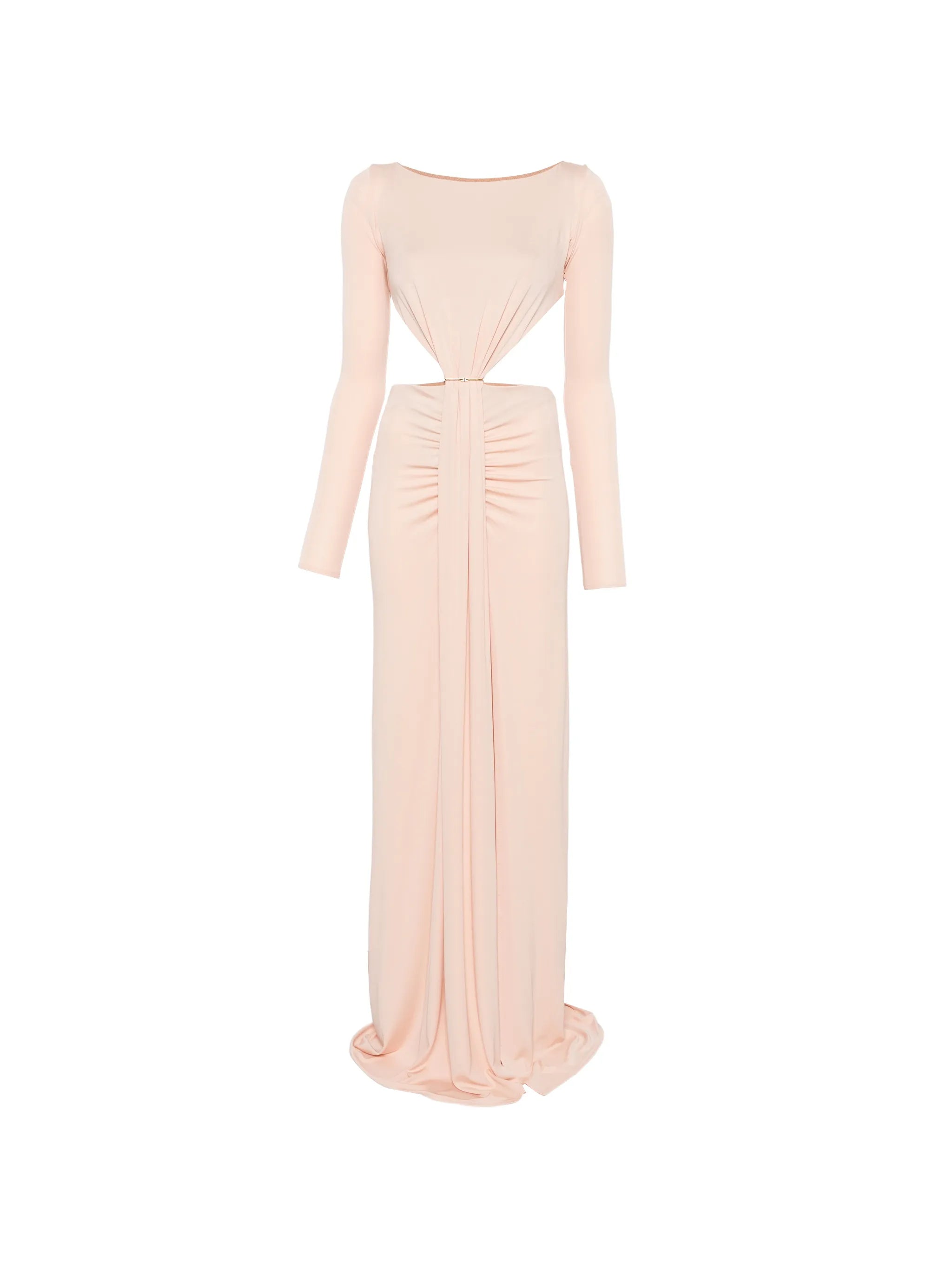 Elisabetta Franchi Elisabetta Franchi Cut-out Ruched Maxi Dress