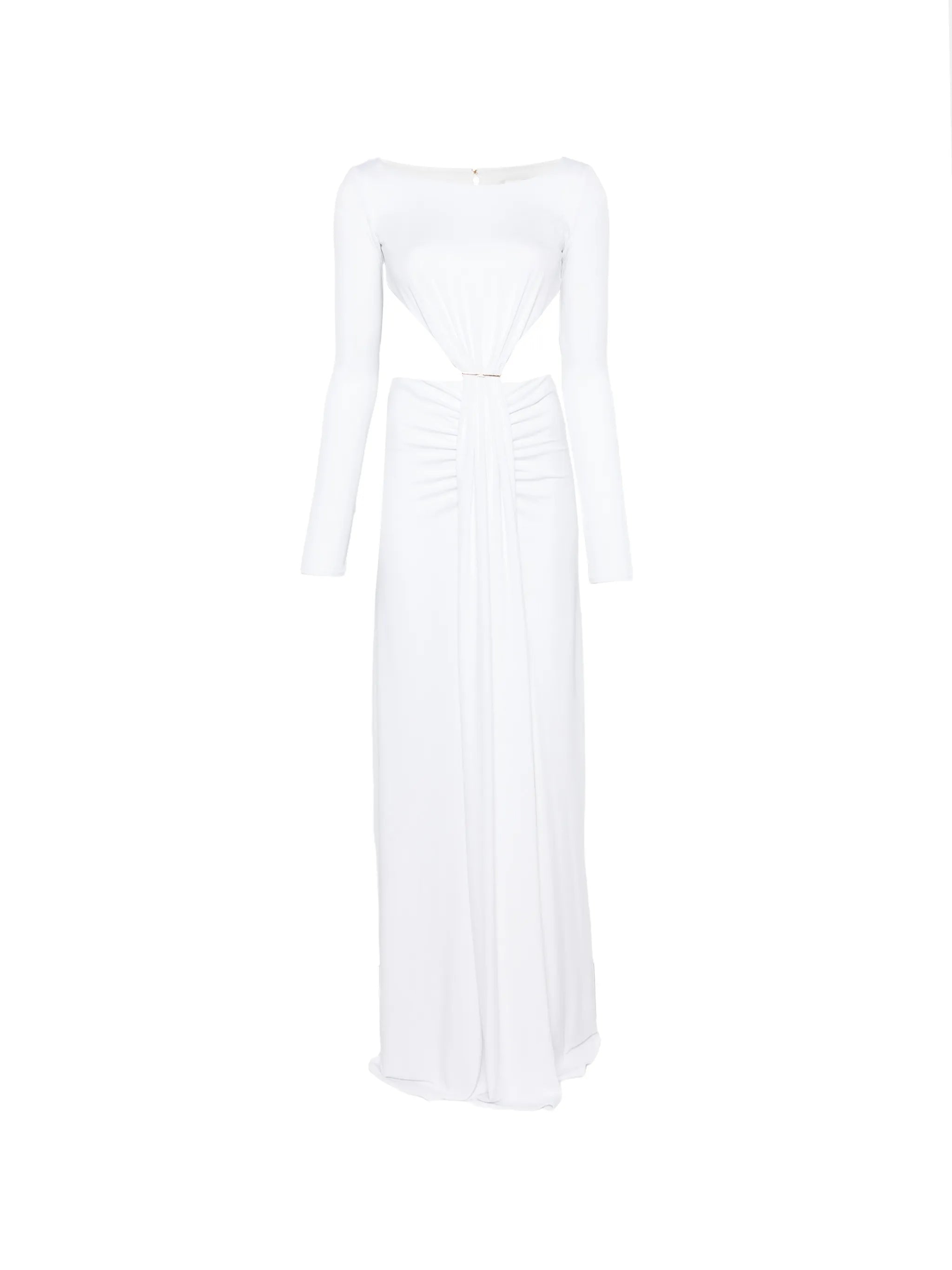 Elisabetta Franchi Elisabetta Franchi Cut-out Ruched Maxi Dress