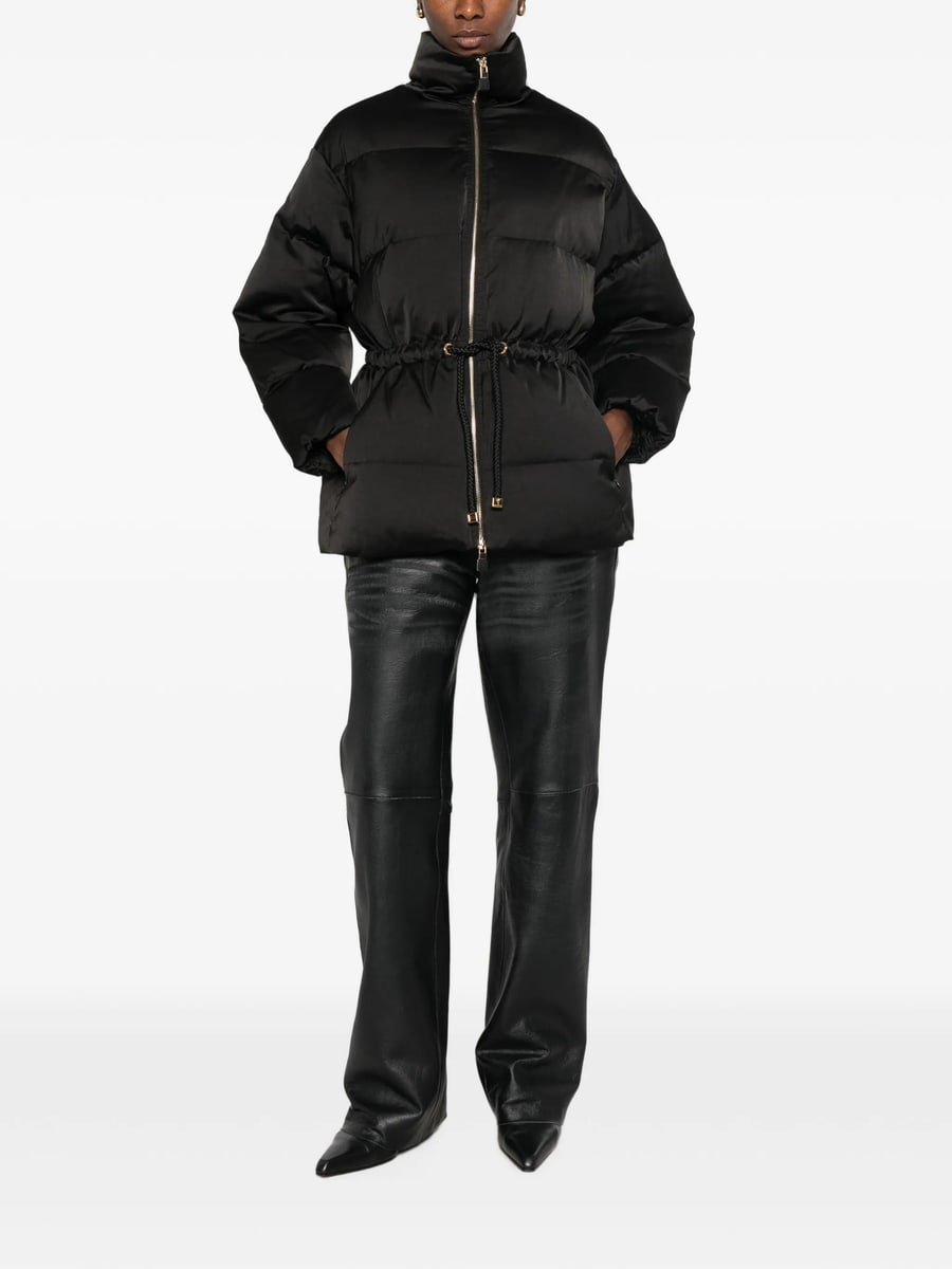 Elisabetta Franchi Elisabetta Franchi Drawstring Puffer Jacket, view 3