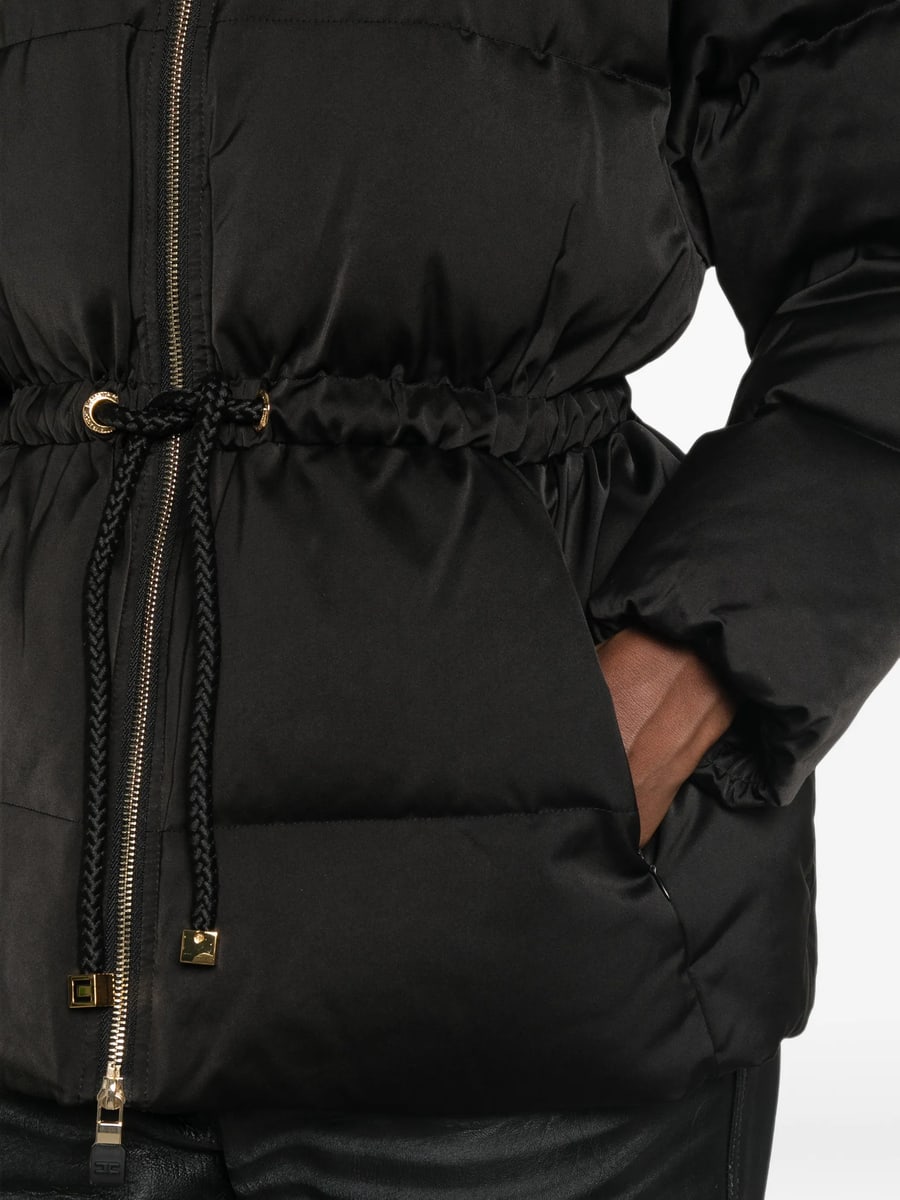 Elisabetta Franchi Elisabetta Franchi Drawstring Puffer Jacket, view 4
