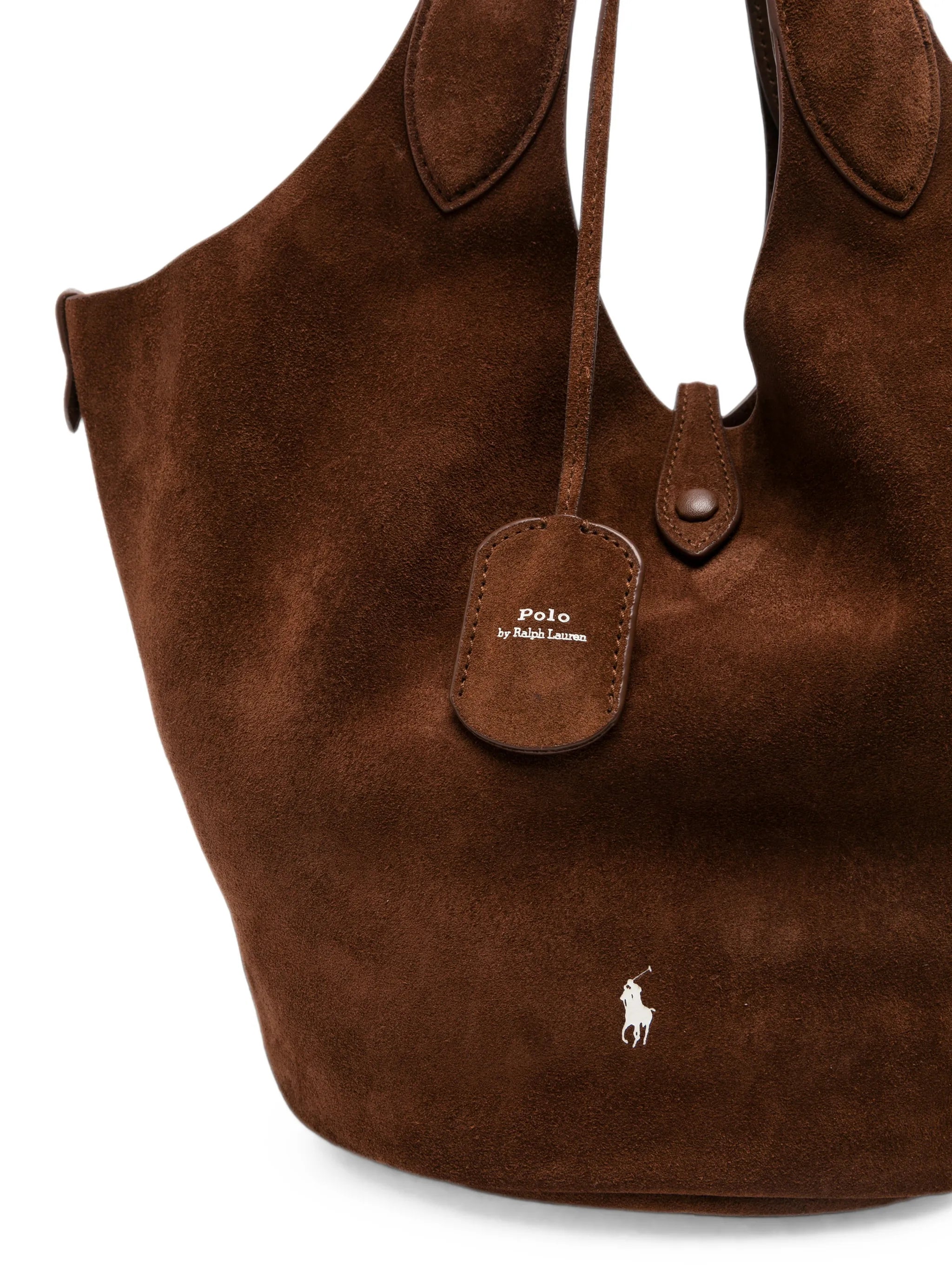 Ralph Lauren Ralph Lauren Logo-embroidered Suede Tote Bag, view 2