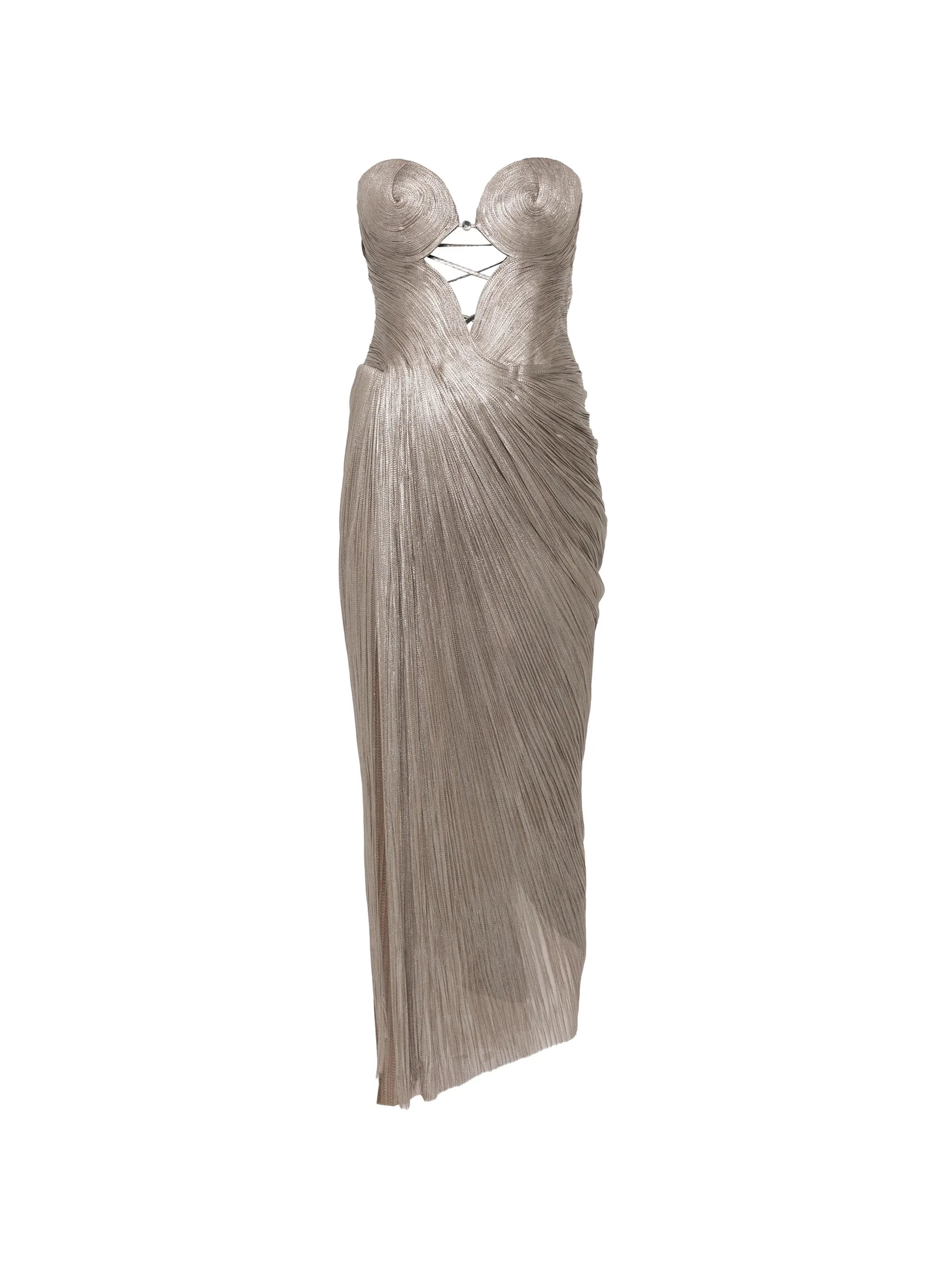Maria Lucia Hohan Maria Lucia Hohan Cut-out Lace-up Maxi Dress