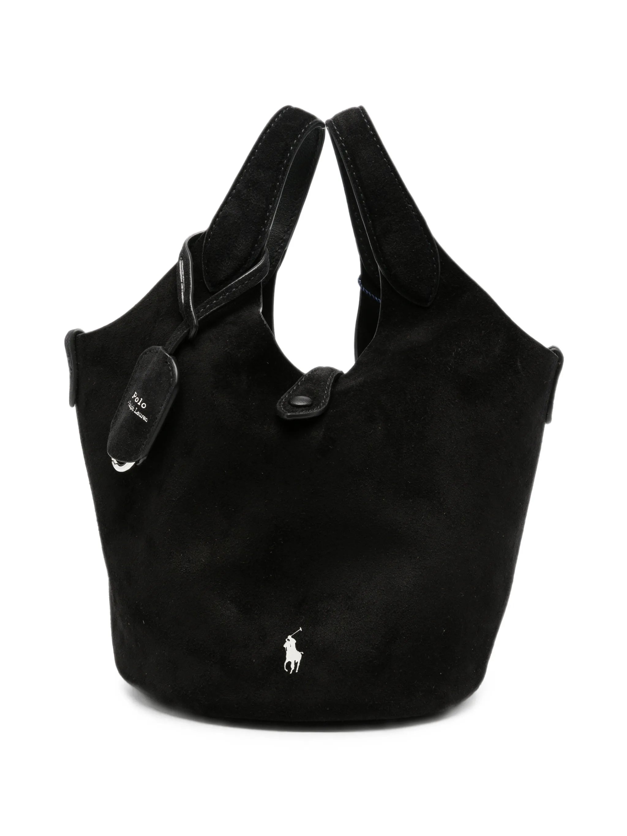 Ralph Lauren Ralph Lauren Suede Logo-embroidered Tote Bag