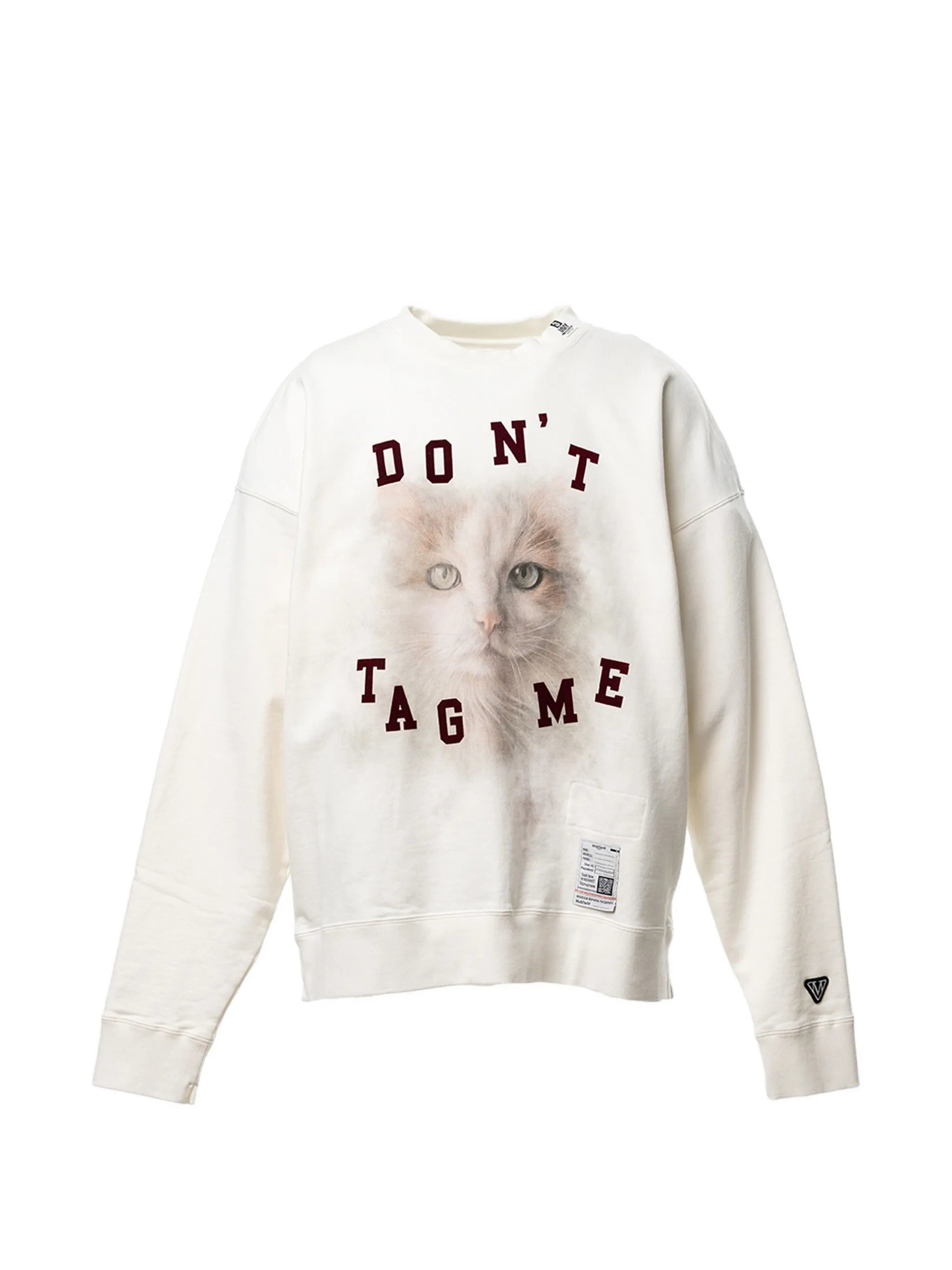 Maison Mihara Yasuhiro Maison Mihara Yasuhiro Cat Printed Sweatshirt