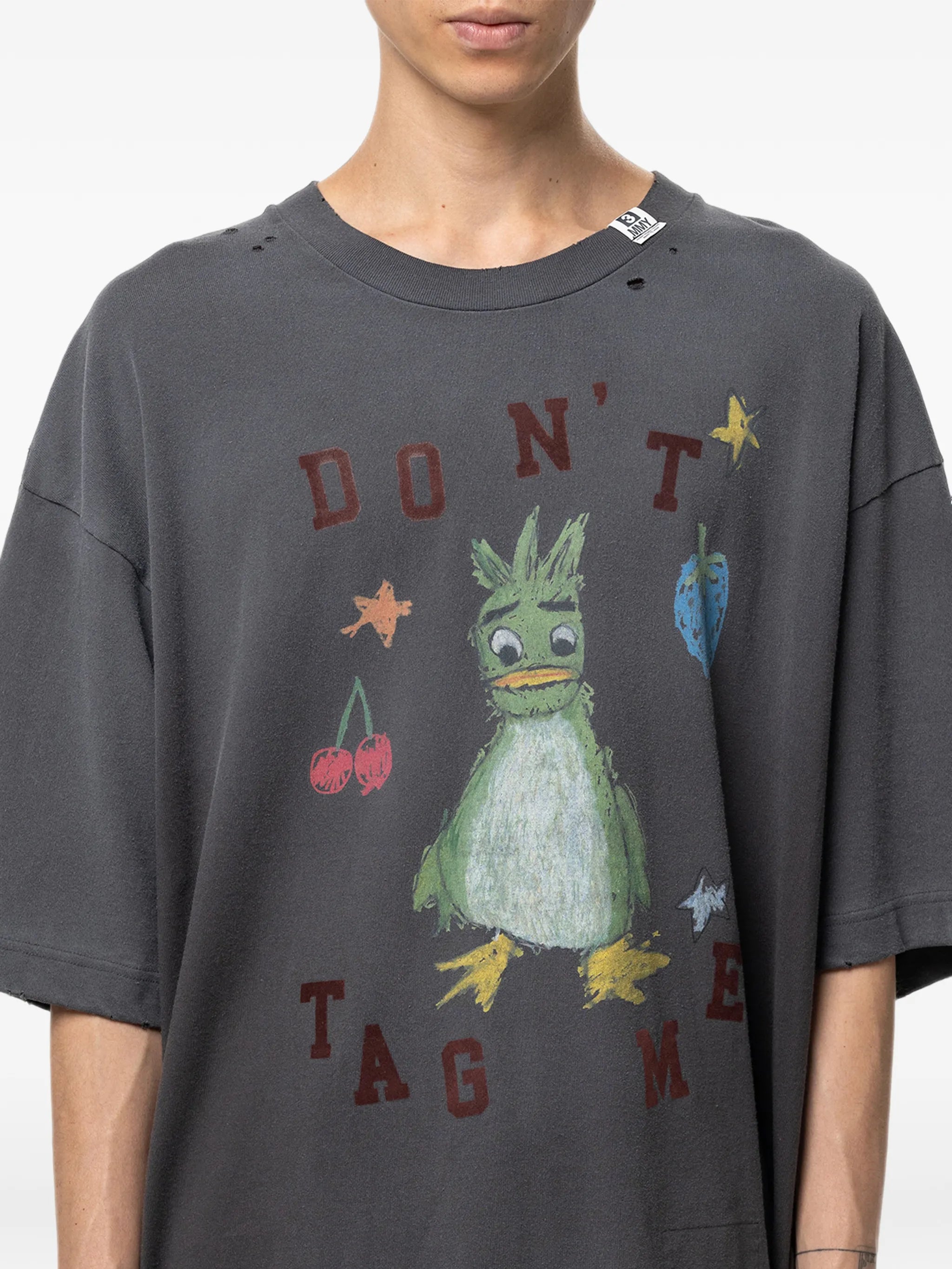 Maison Mihara Yasuhiro Maison Mihara Yasuhiro Leon Doodle Printed T-shirt, view 2