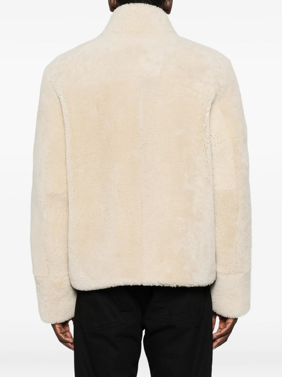 Eraldo Eraldo High-neck Shearling Jacket, view 3