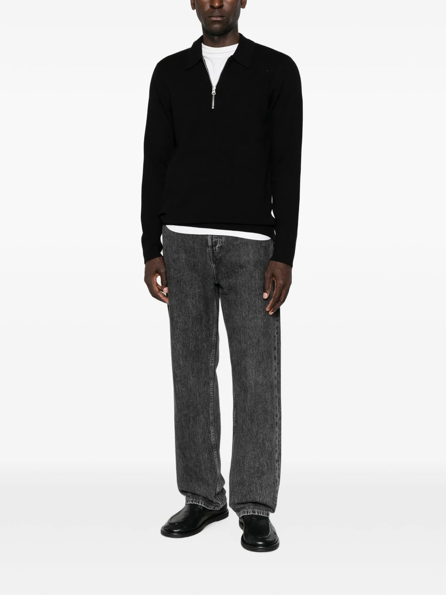 Samsoe Samsoe Samsoe Samsoe Half-zip Knitted Sweater, view 4